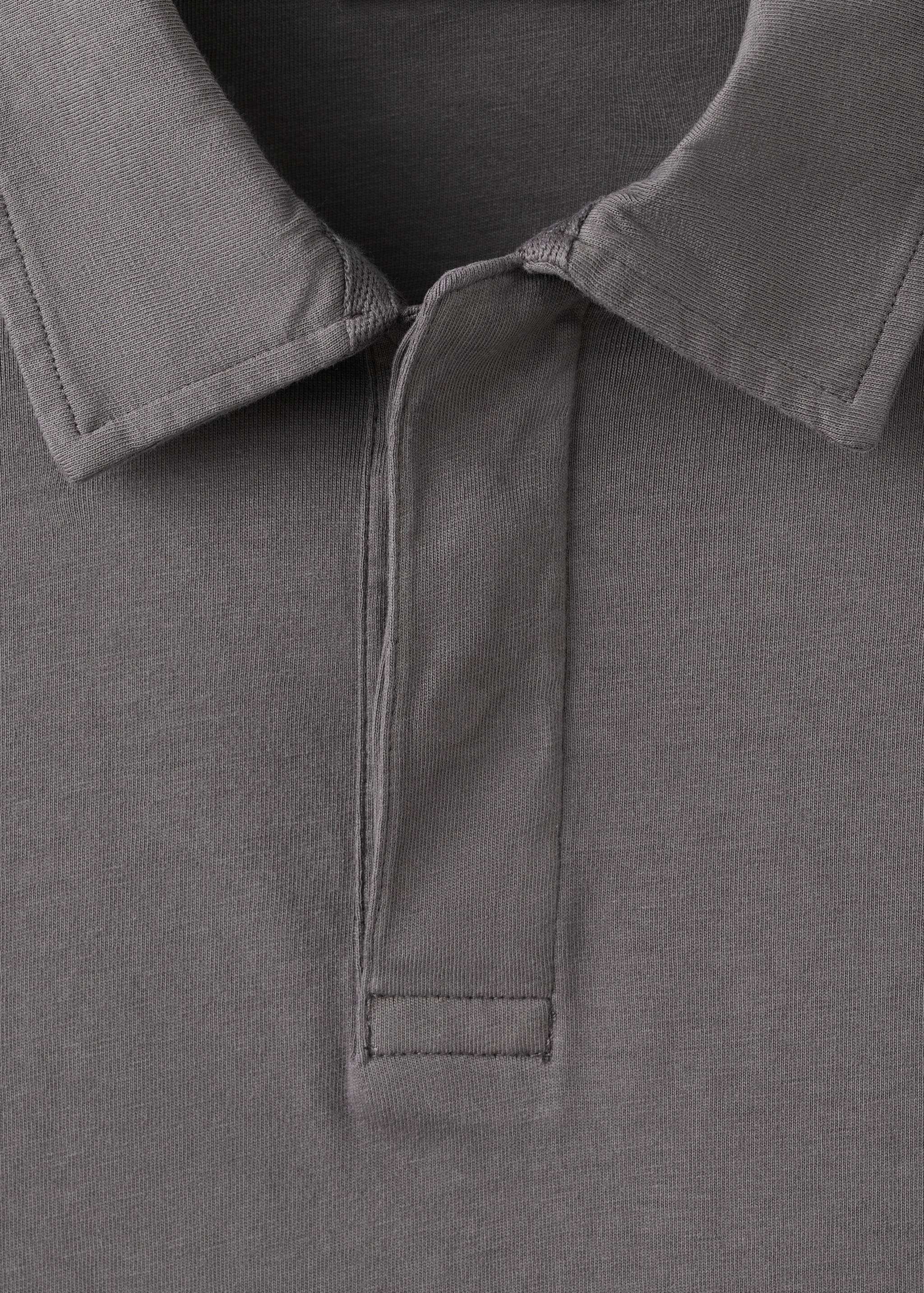 Cotton polo shirt - Details of the article 8