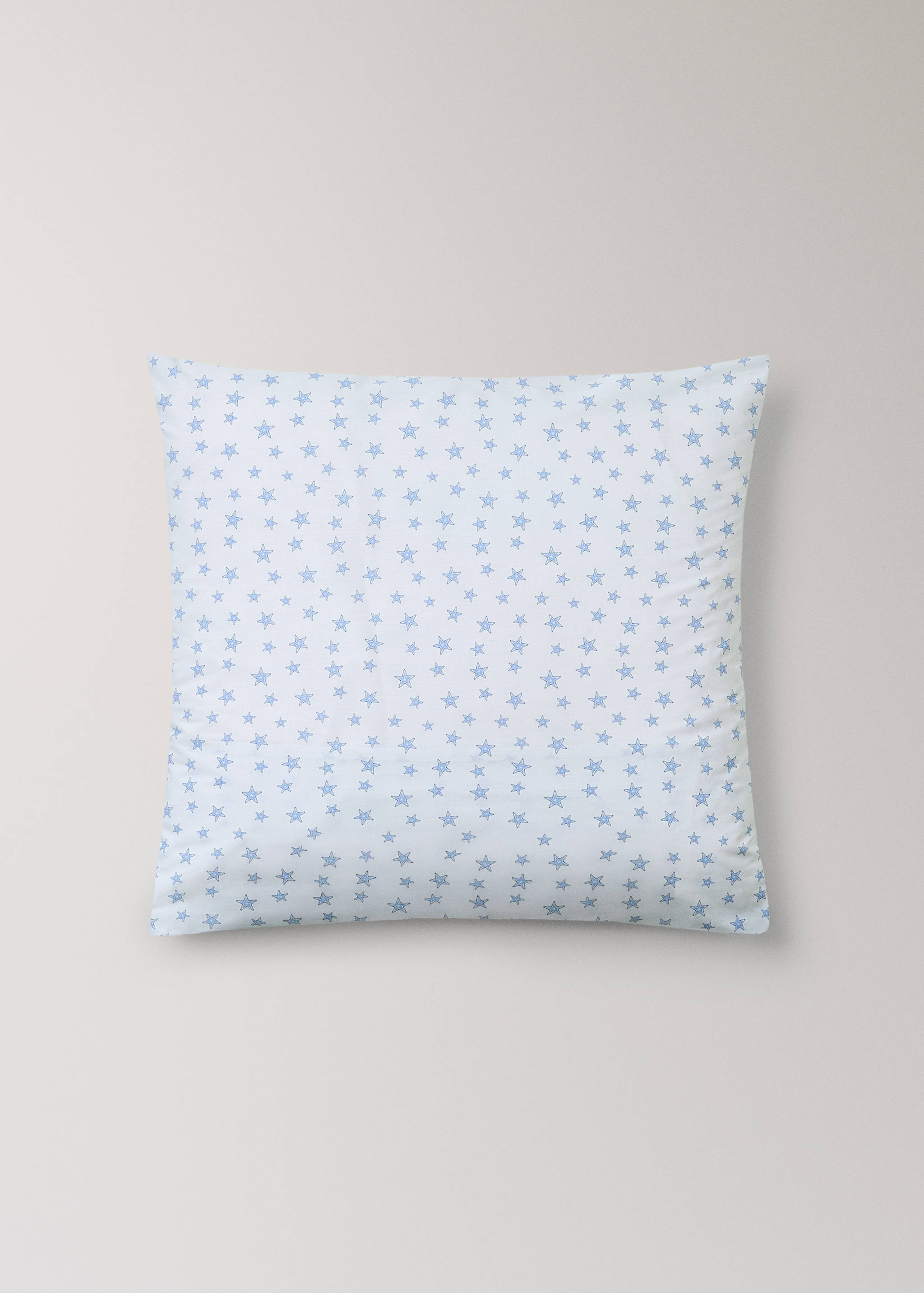 Children's pillowcase in cotton percale with star pattern 60x60 cm - Article without model