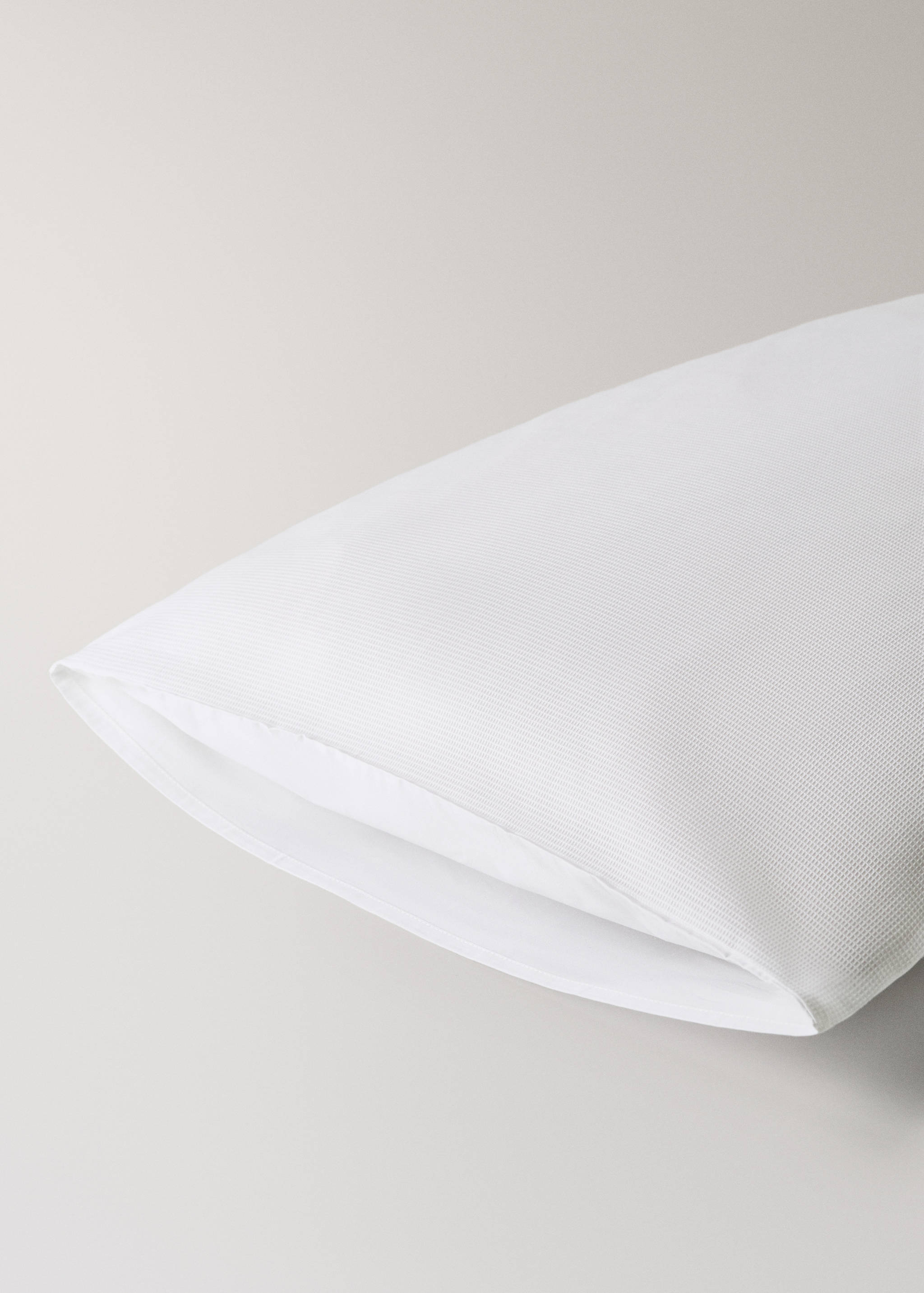 Piqué percale cotton pillow cover 50x75cm - Details of the article 2