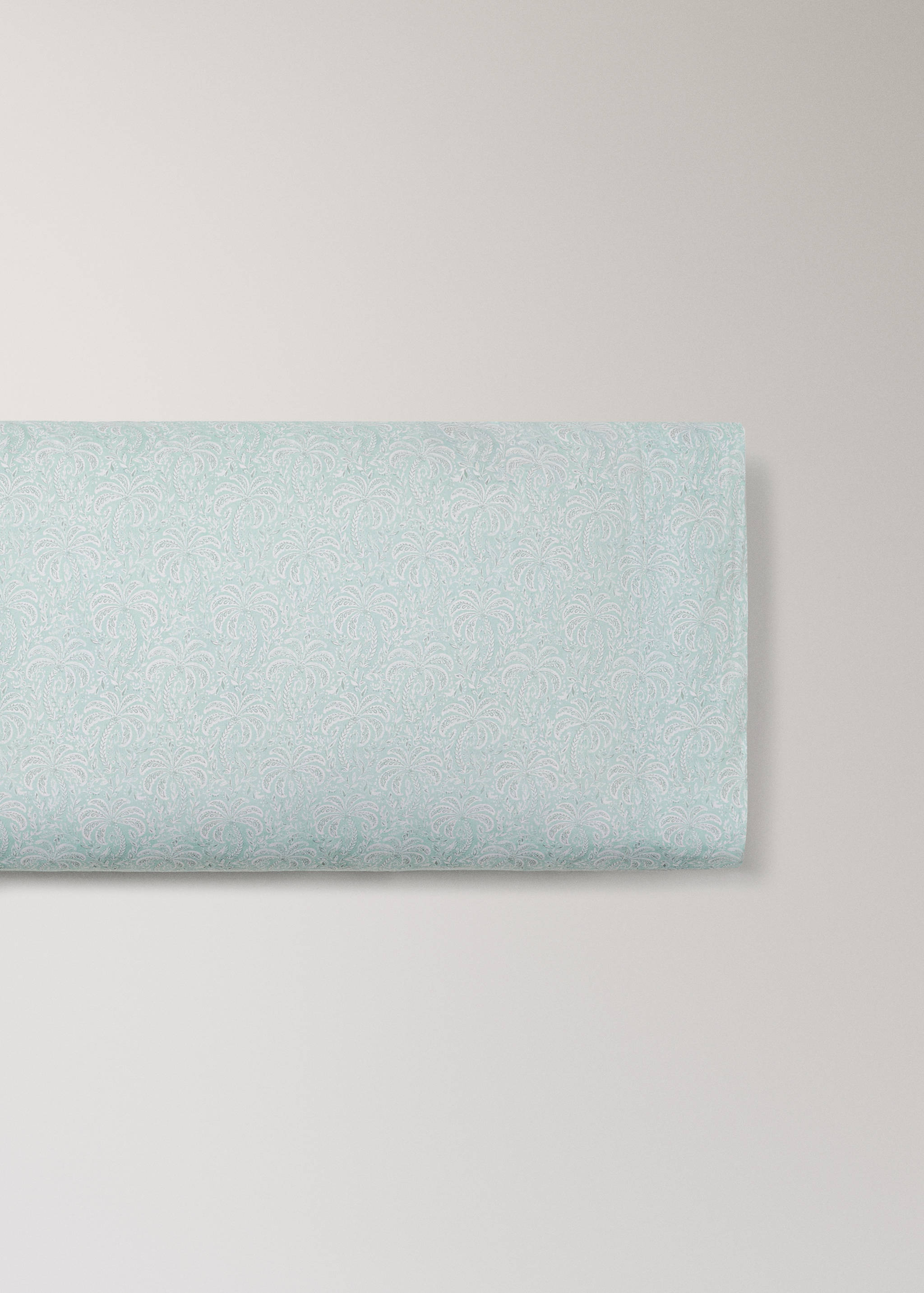 Percale cotton palm tree pillow cover 45x110 cm - Article without model