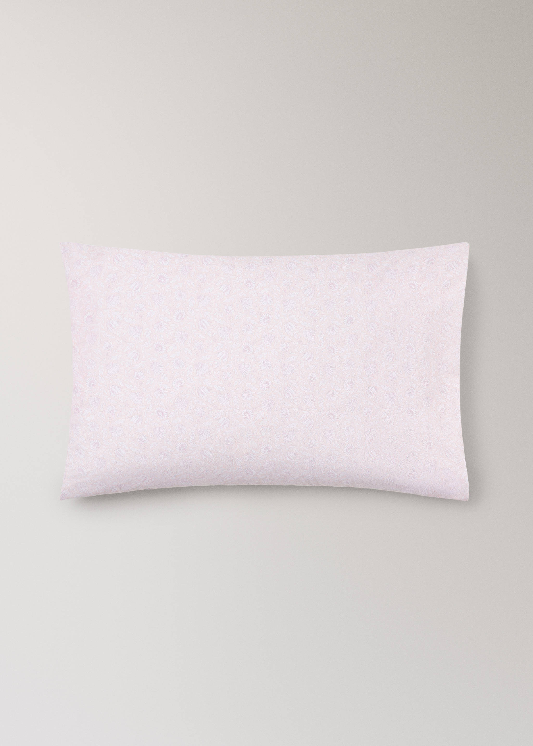 Children's pillowcase in floral cotton percale 50x75 - Article without model