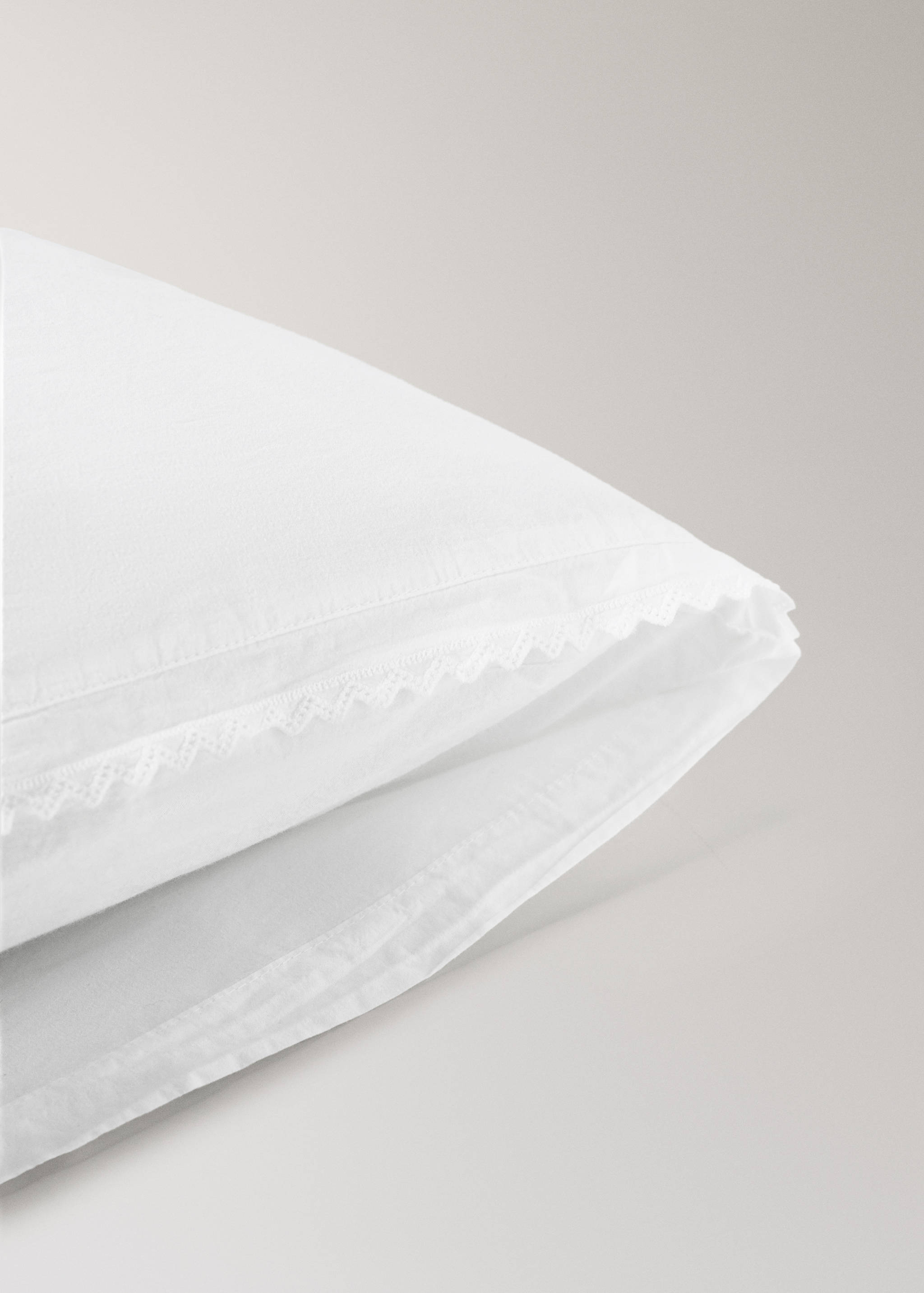 Дитяча наволочка з перкалю з ефектом garment-wash, 50х75 см - Детальніше про товар 2