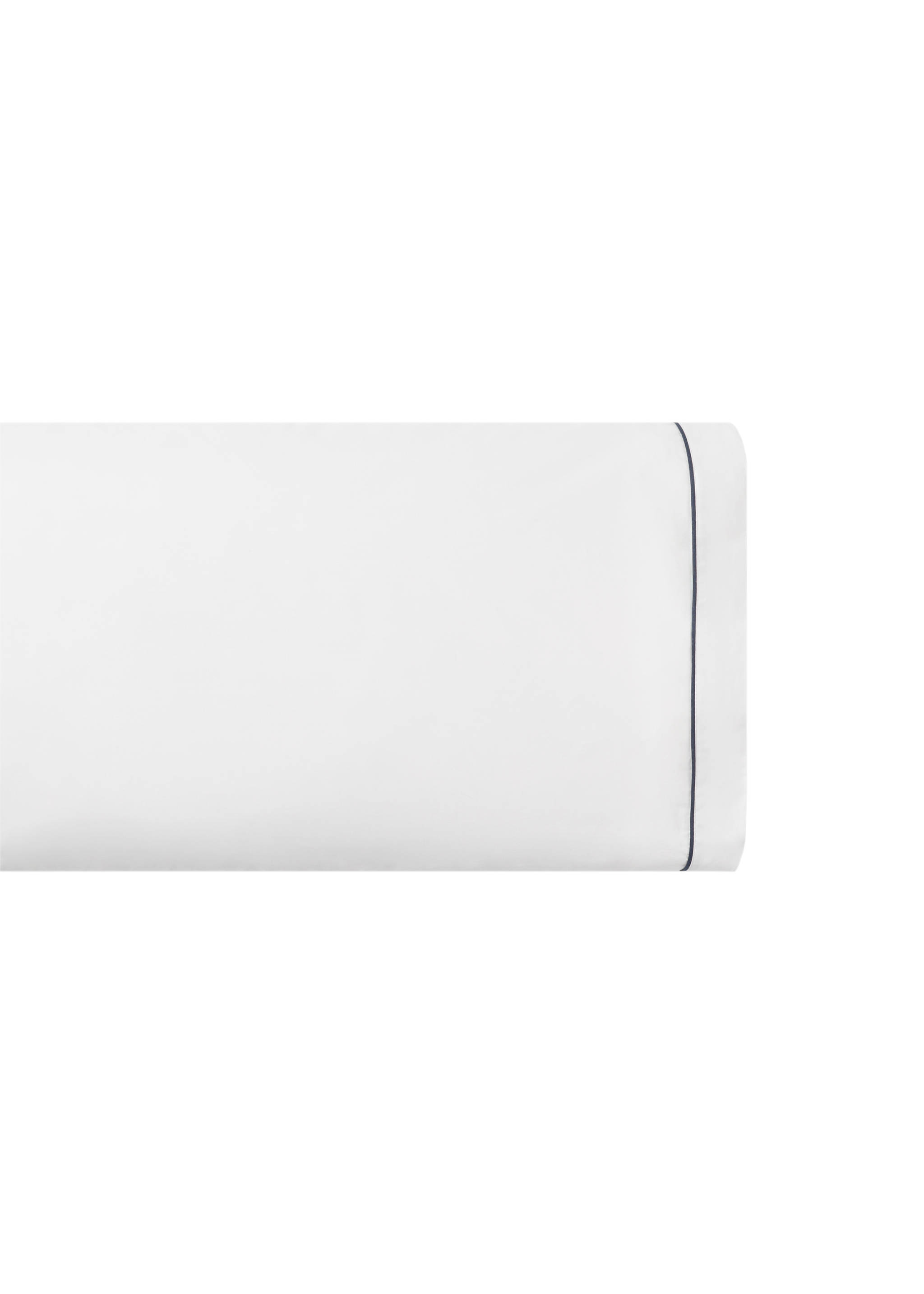 Reversible percale cotton children's pillowcase with contrast piping 45x110 cm - Panoramic plane