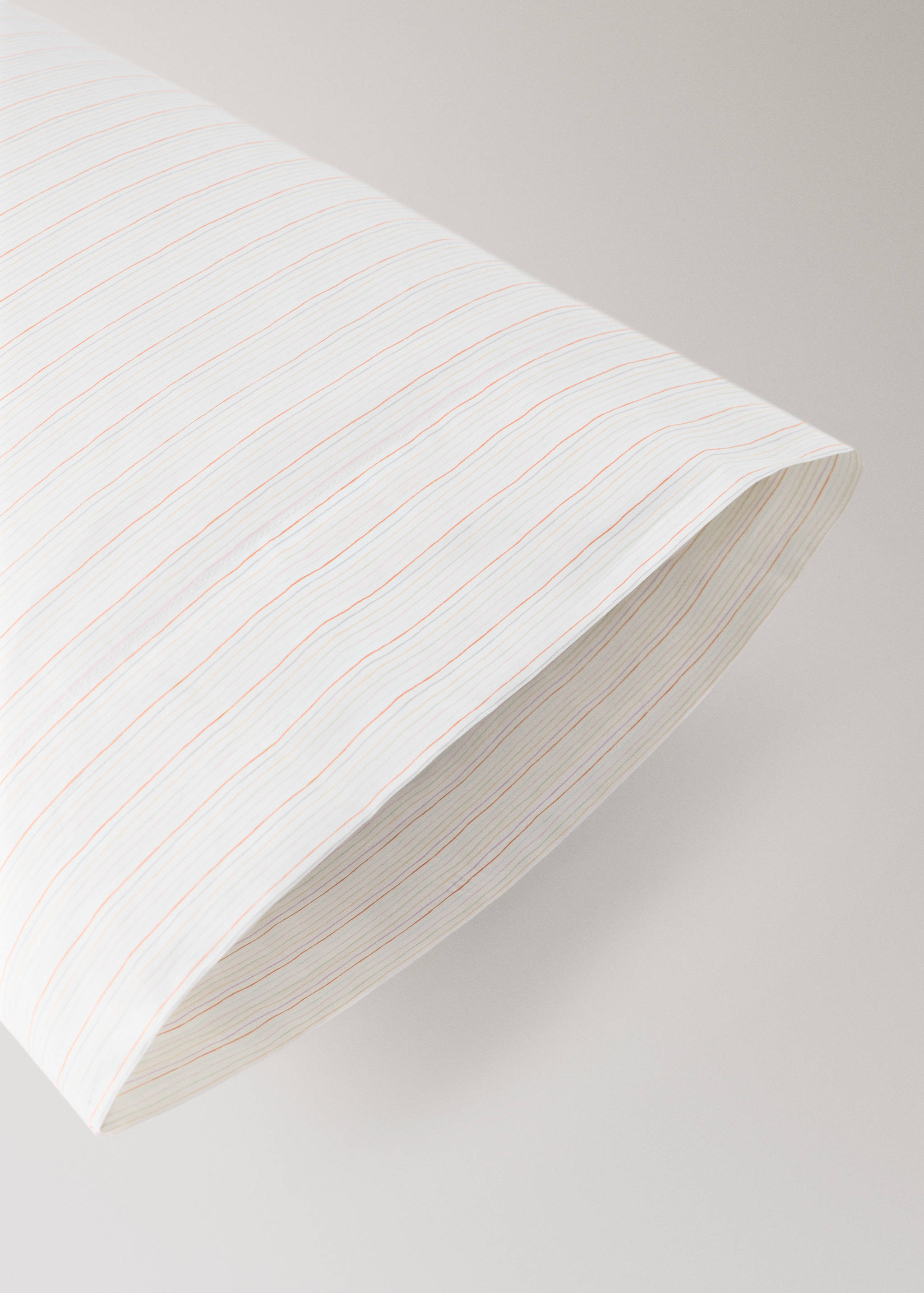 Blomstret putetrekk for barn i bomull 45x110 cm - Artikkeldetalj 1