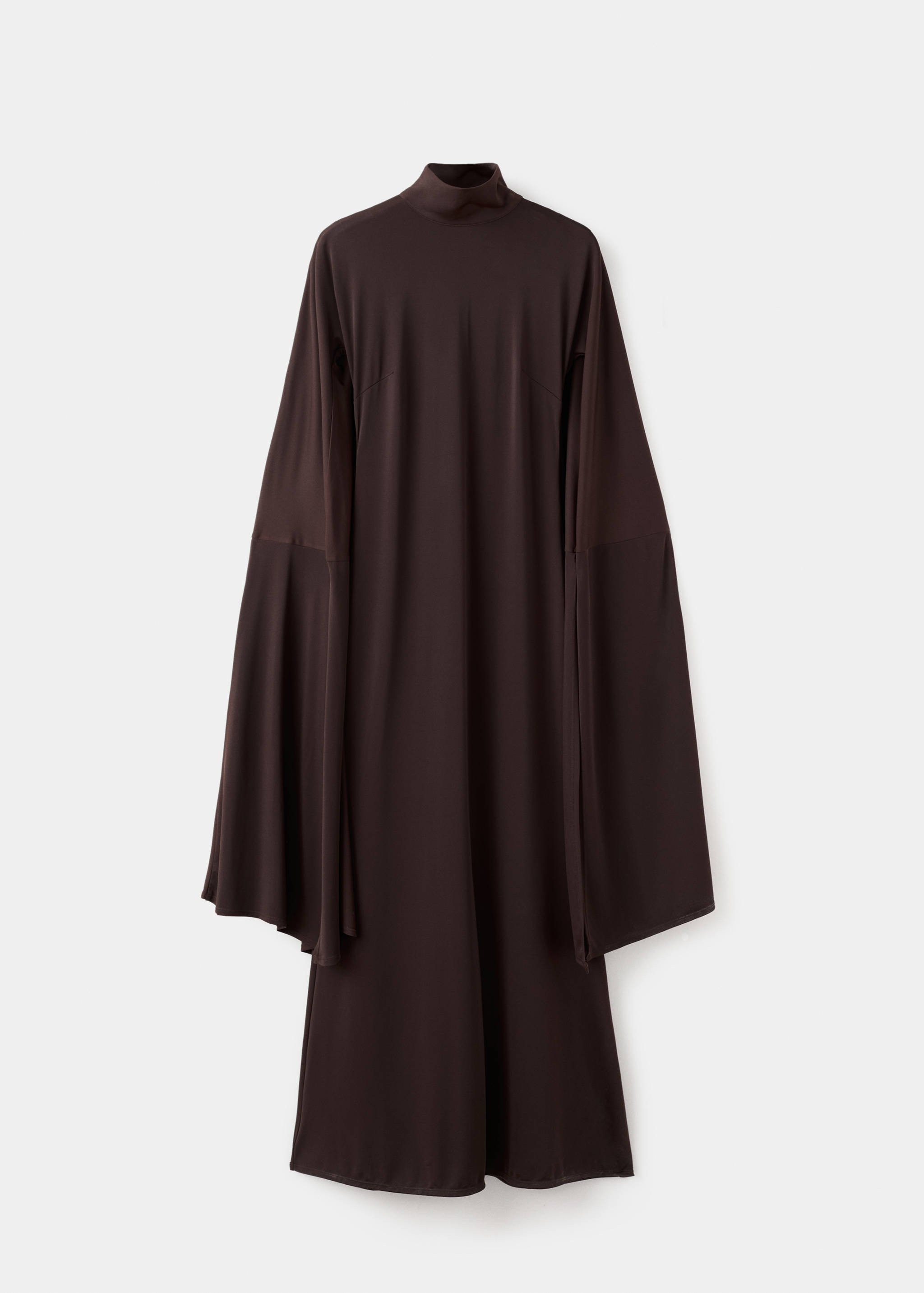 Long-sleeved slit dress - Article without model