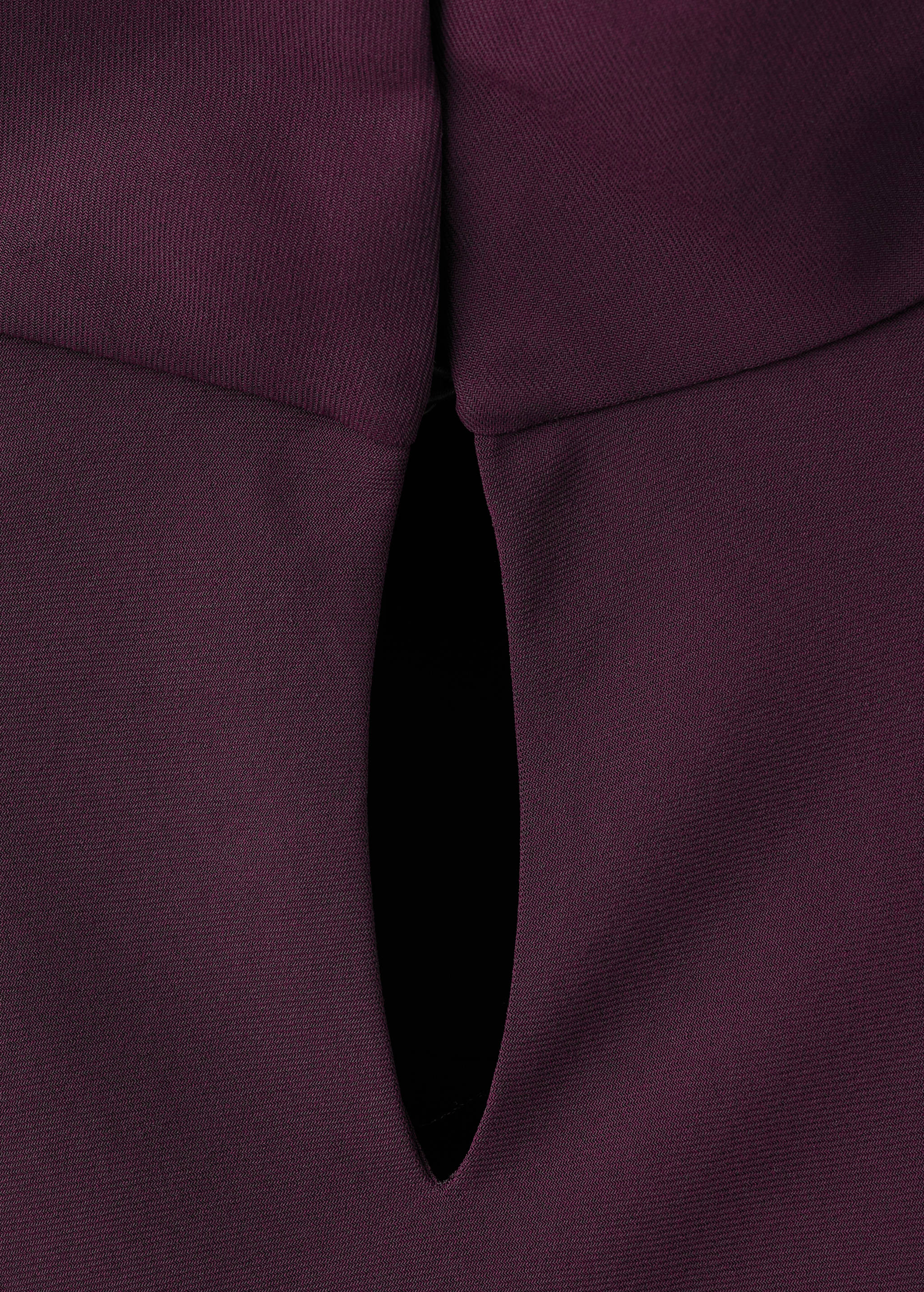 Long dress with draped neck - Details of the article 0