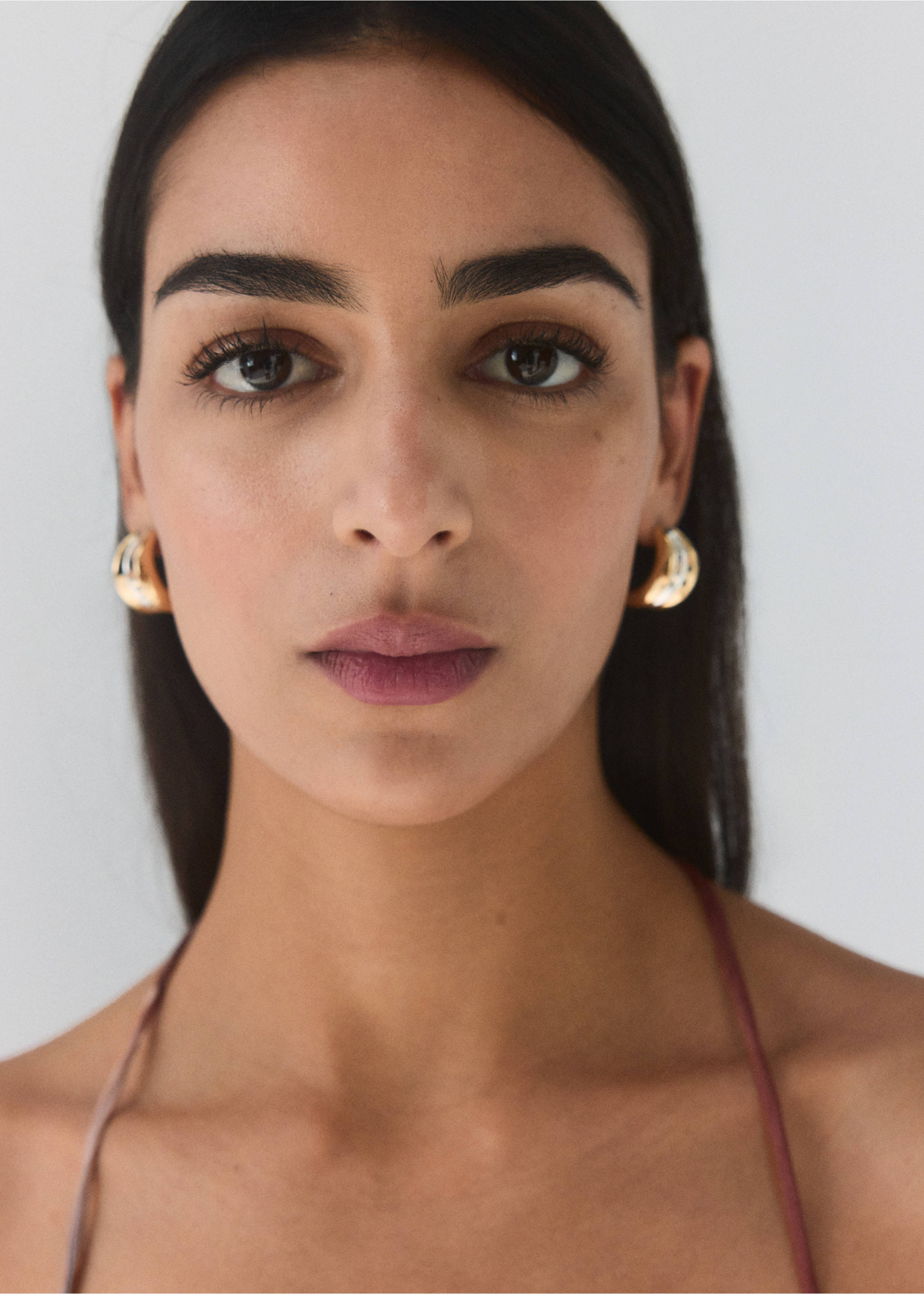 Strapless floral dress - Medium plane, Pastel Pink. Ref: 27004101-00.