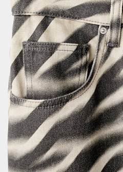 Zebra-print straight-fit jeans — Off White 7