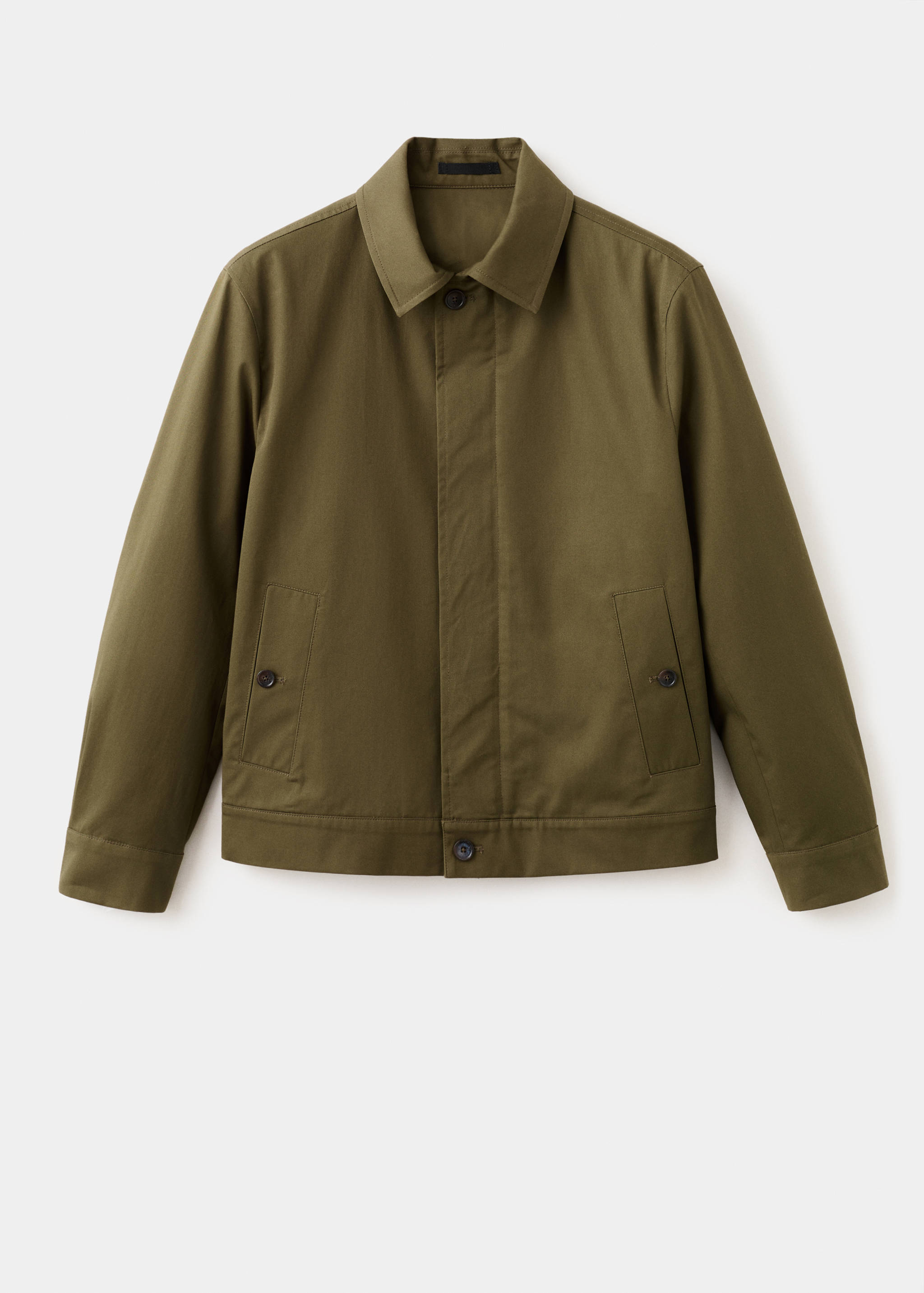 Водоотталкивающая куртка с потайной молнией - Изделие без модели