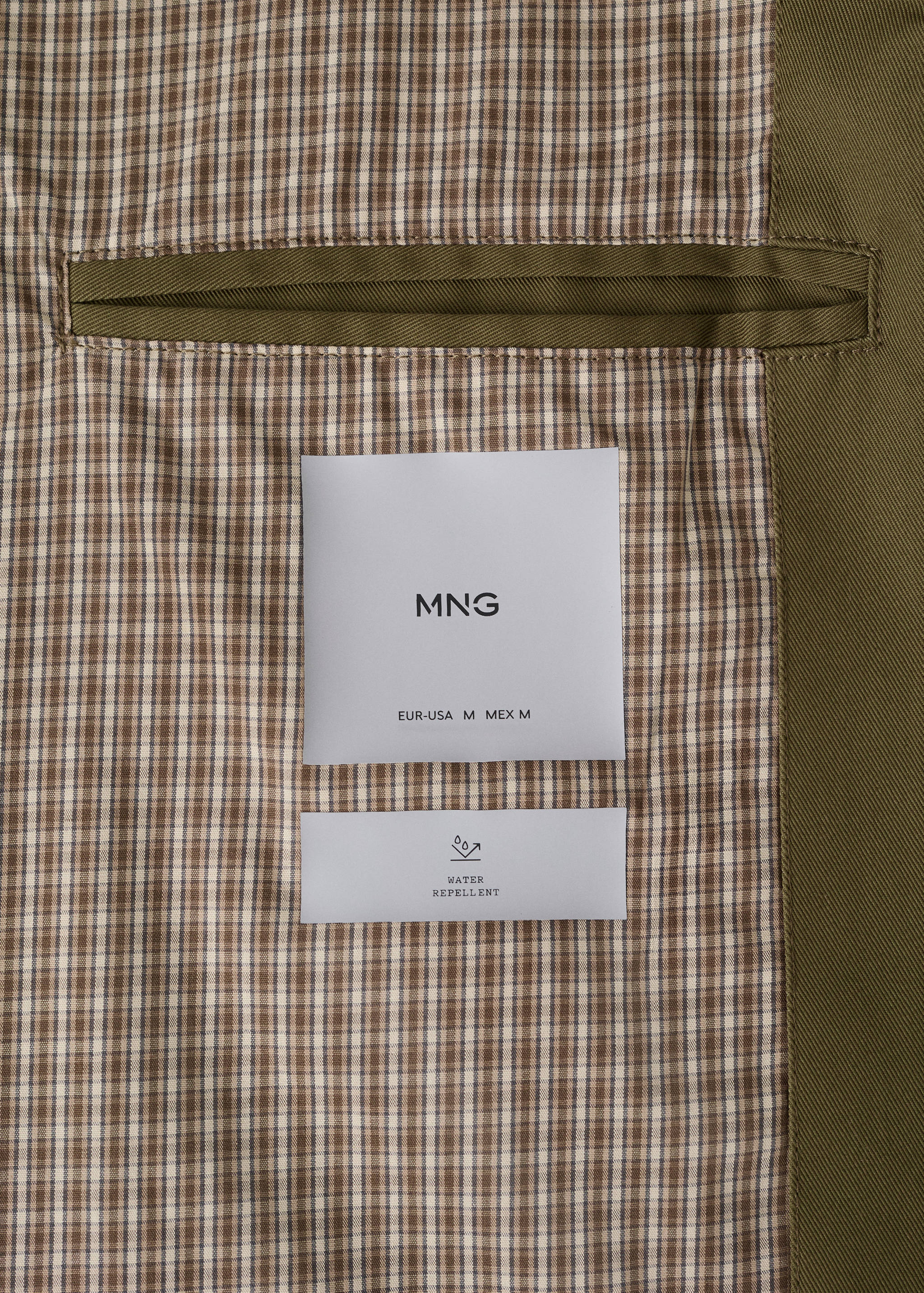 Водоотталкивающая куртка с потайной молнией - Деталь изделия 0