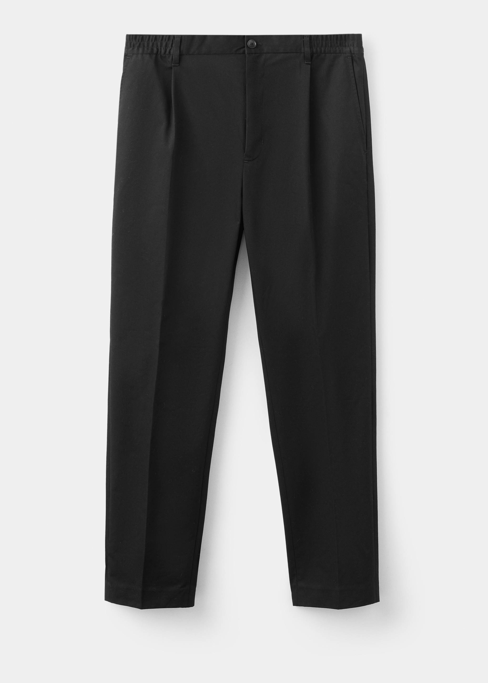 Regular-fit pleated trousers - Article without model