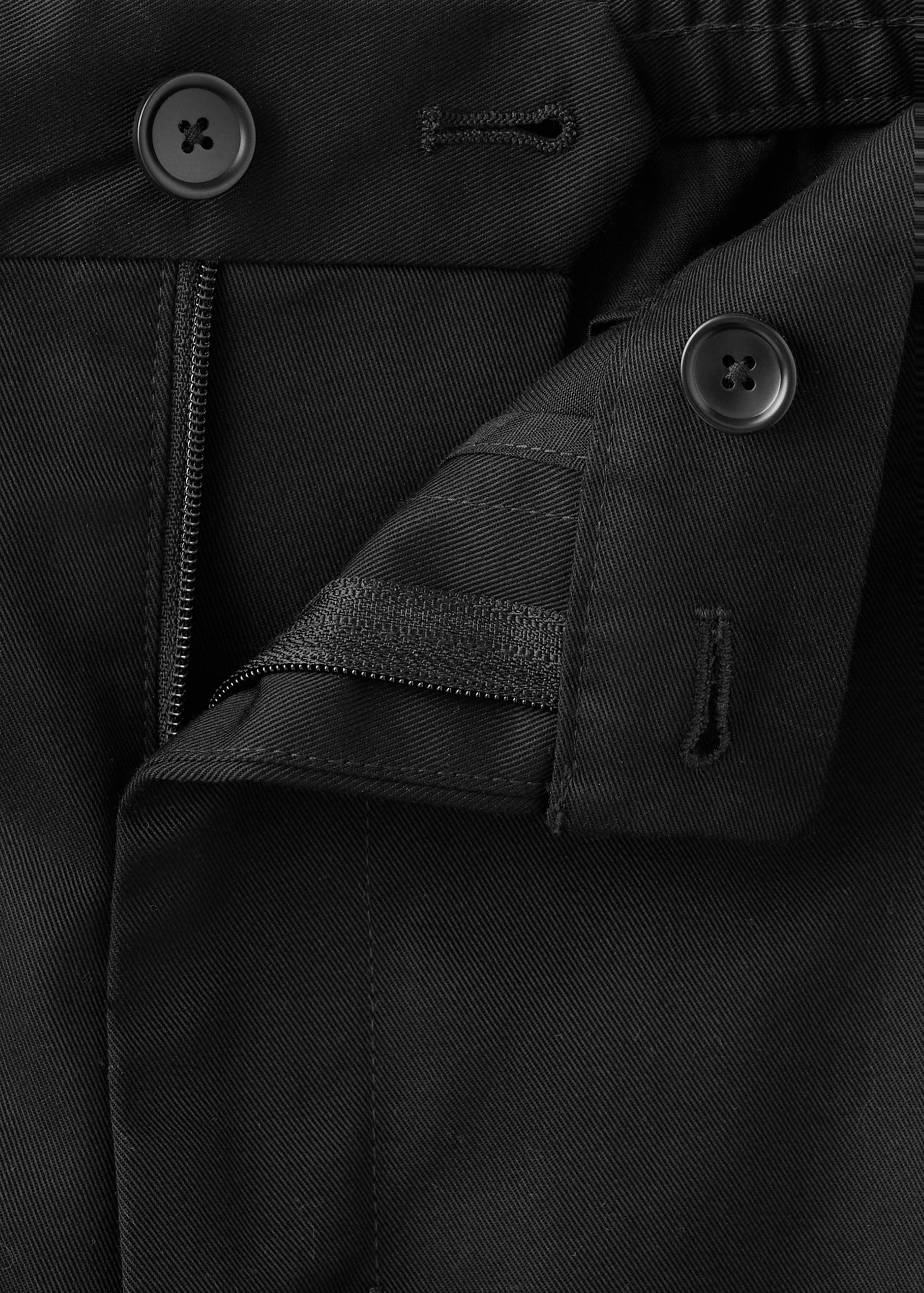 Regular-fit pleated trousers - Details of the article 8