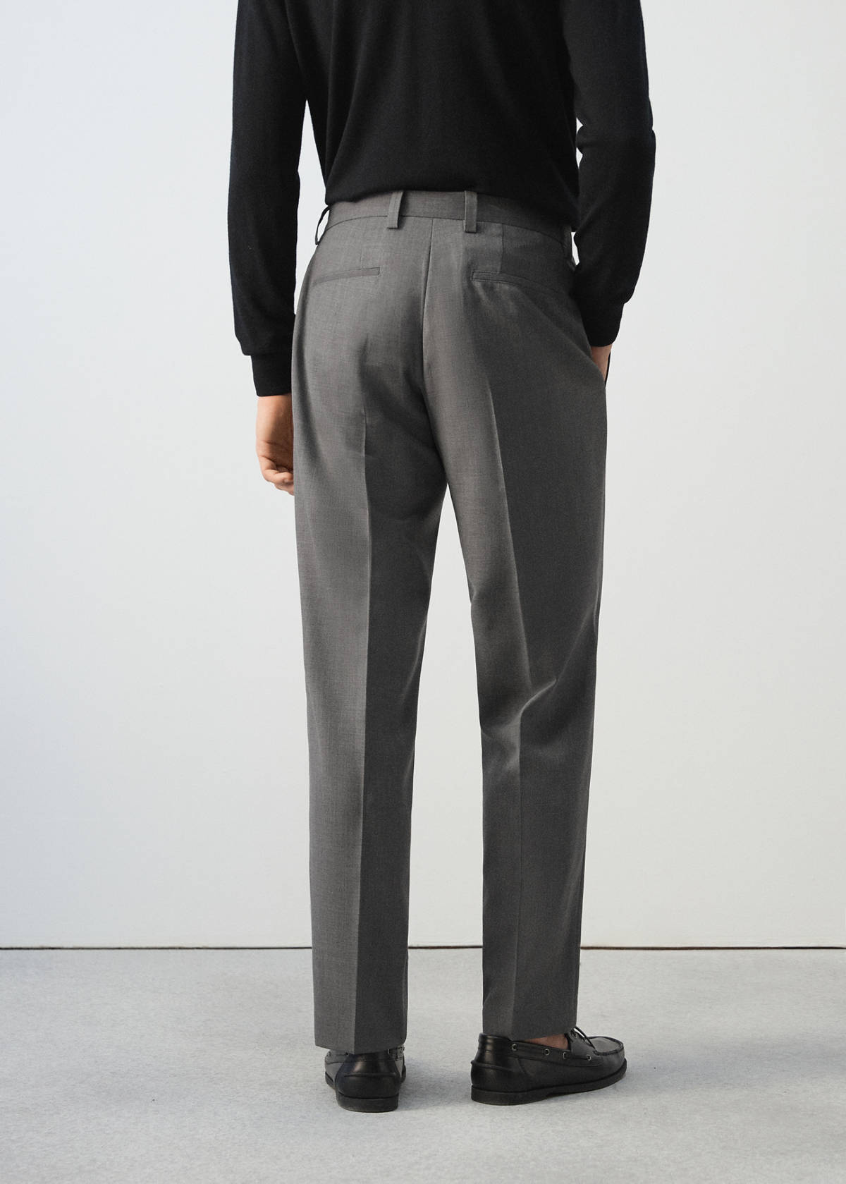 Ricardo regular fit suit trousers — Grey