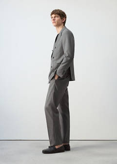 Ricardo regular fit suit trousers — Grey 5