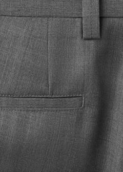 Ricardo regular fit suit trousers — Grey 10