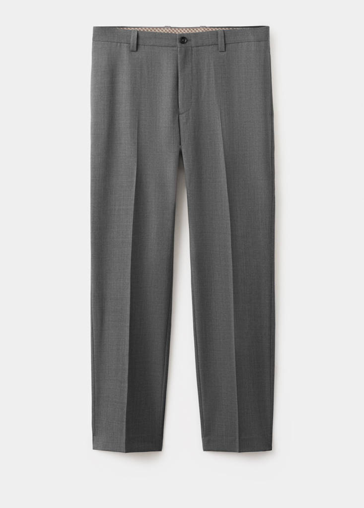 Ricardo regular fit suit trousers — Grey