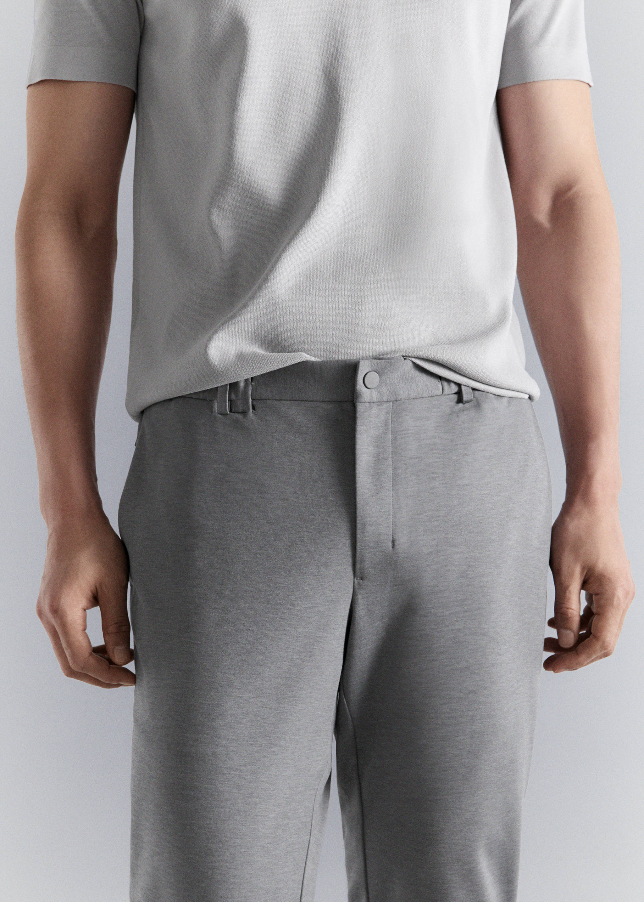 Comfort stretch chino trousers - Details of the article 6