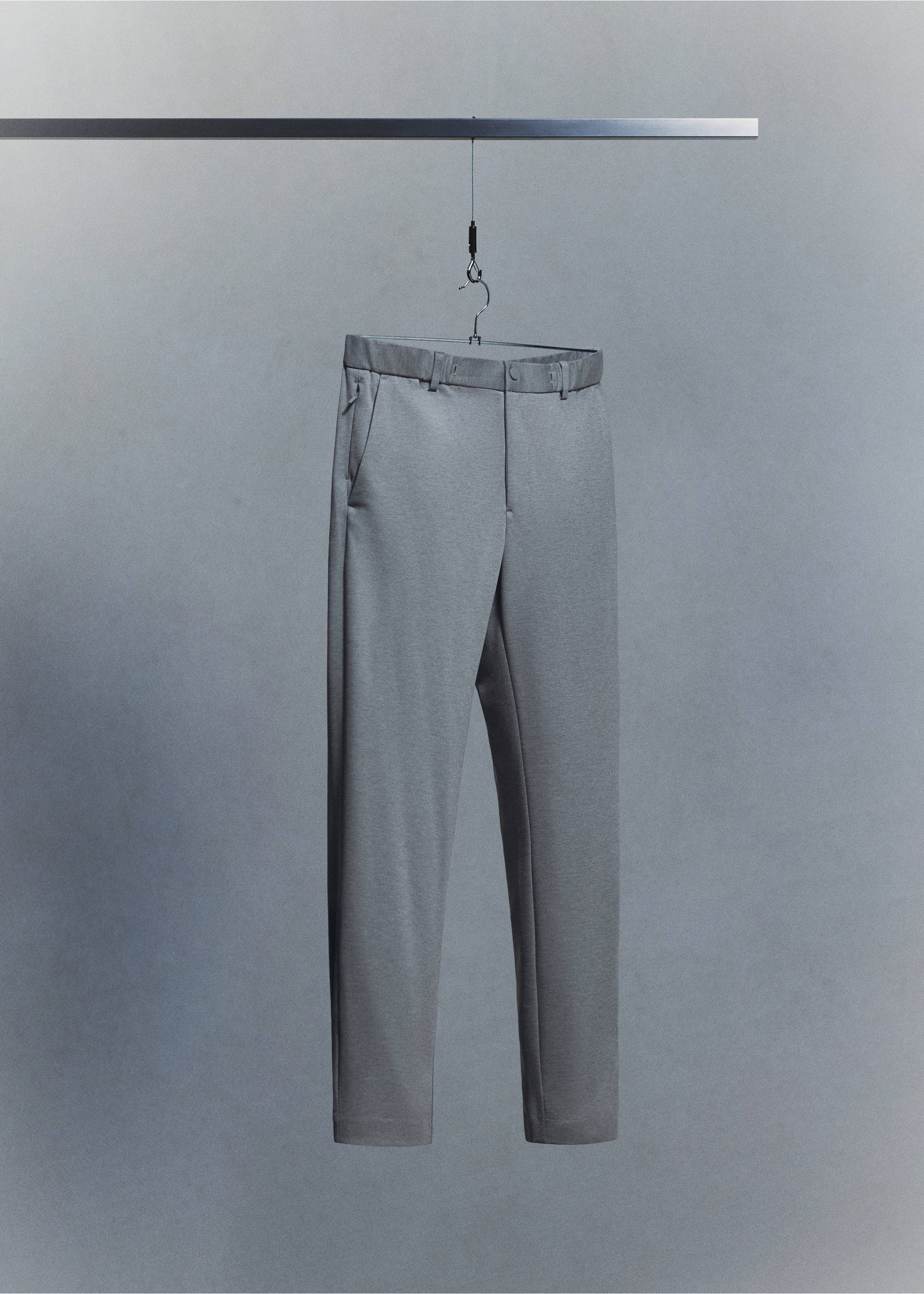 Pantalón chino comfort stretch - Detalle del artículo 9, Gris. Ref: 27004415-00.