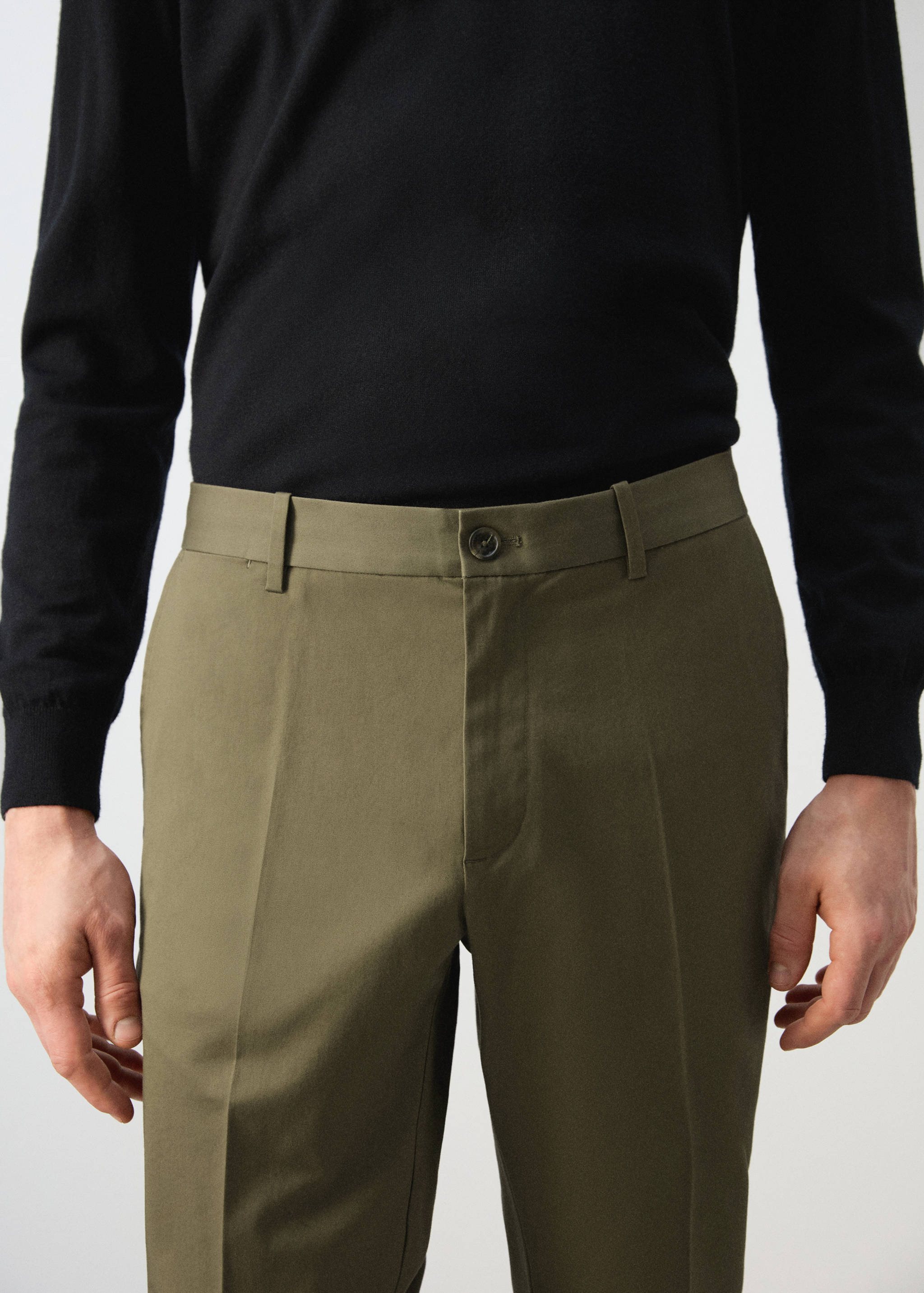 Брюки-чинос Dublino slim fit - Деталь изделия 1