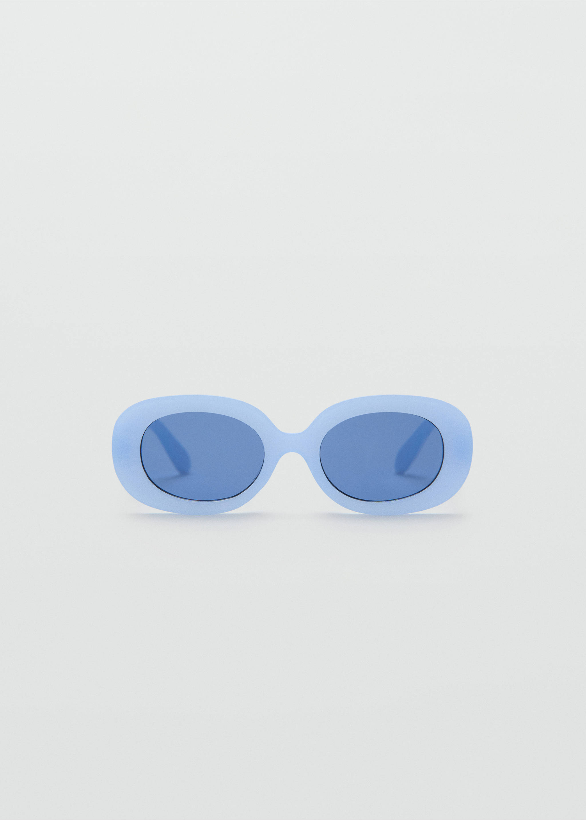 Солнцезащитные очки в овальной оправе - Изделие без модели, Небесно-голубой. Ref: 27004422-00.
