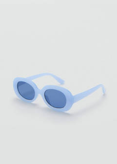 Oval-frame sunglasses — Sky Blue 2