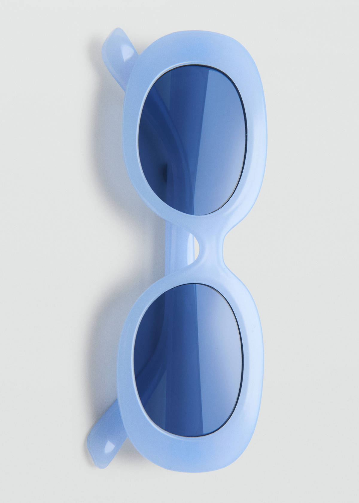 Oval-frame sunglasses — Sky Blue