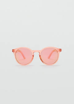 Round-framed sunglasses — Pink 1
