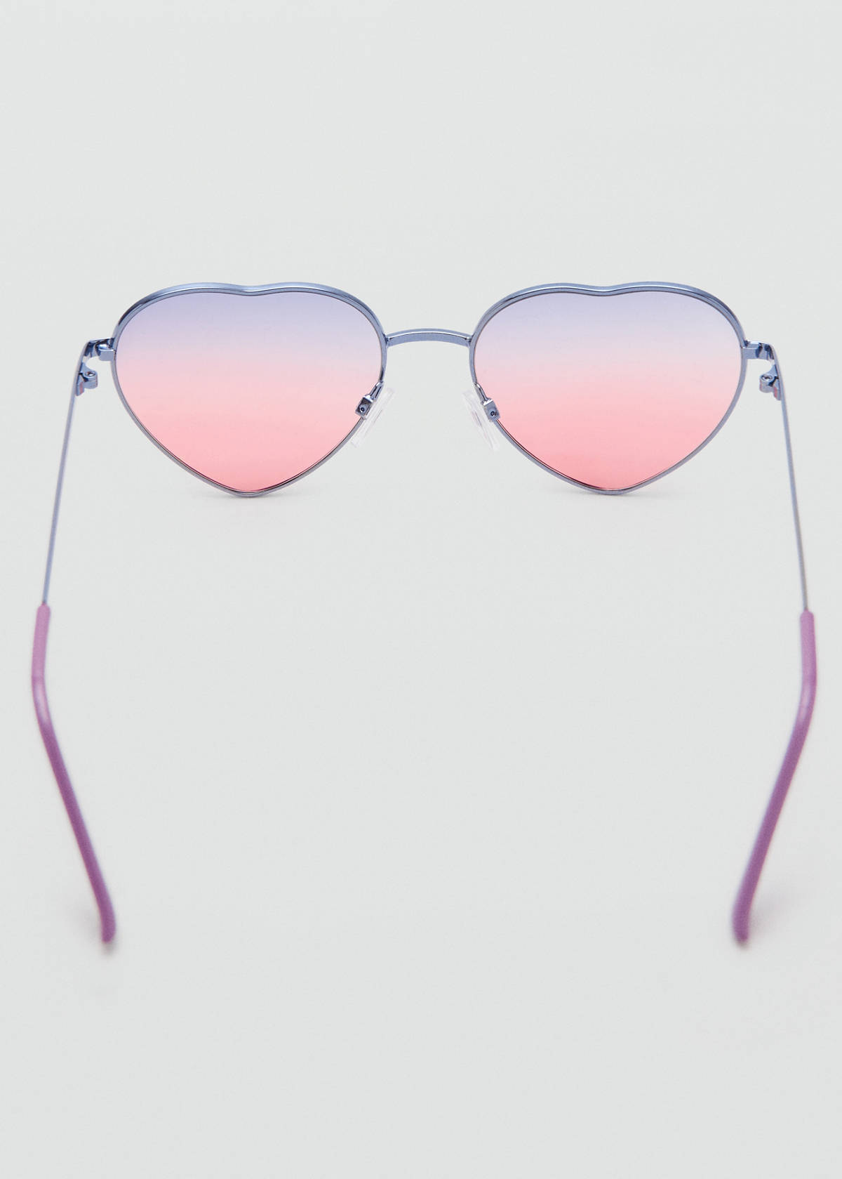 Heart-shape sunglasses — Lilac