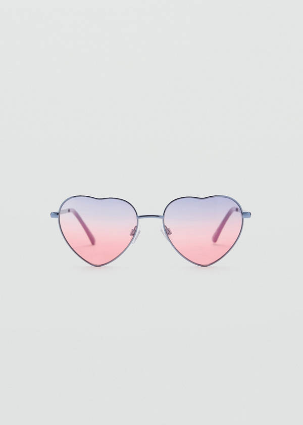 Heart-shape sunglasses — Lilac