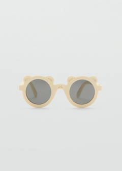 Teddy bear sunglasses — Ecru 1