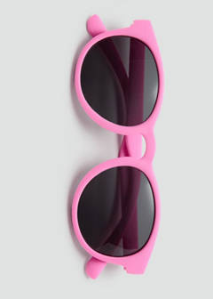 Sunglasses with chain — Neon Pink 5