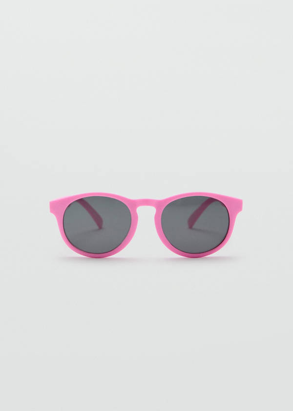 Sunglasses with chain — Neon Pink