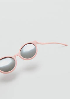 Flexible round sunglasses — Pale Pink 3