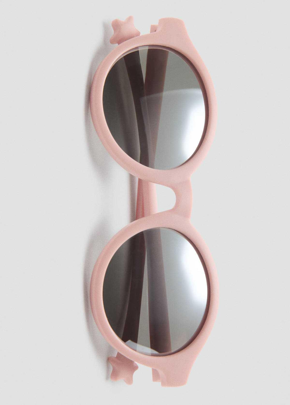 Flexible round sunglasses — Pale Pink