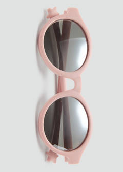 Flexible round sunglasses — Pale Pink 4