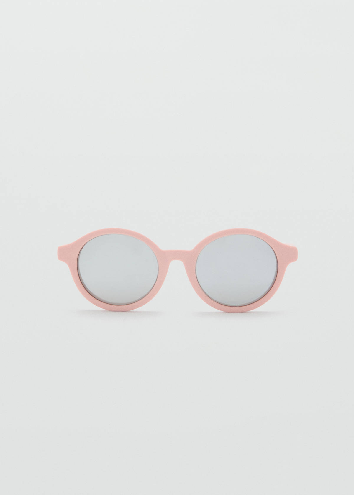 Flexible round sunglasses — Pale Pink
