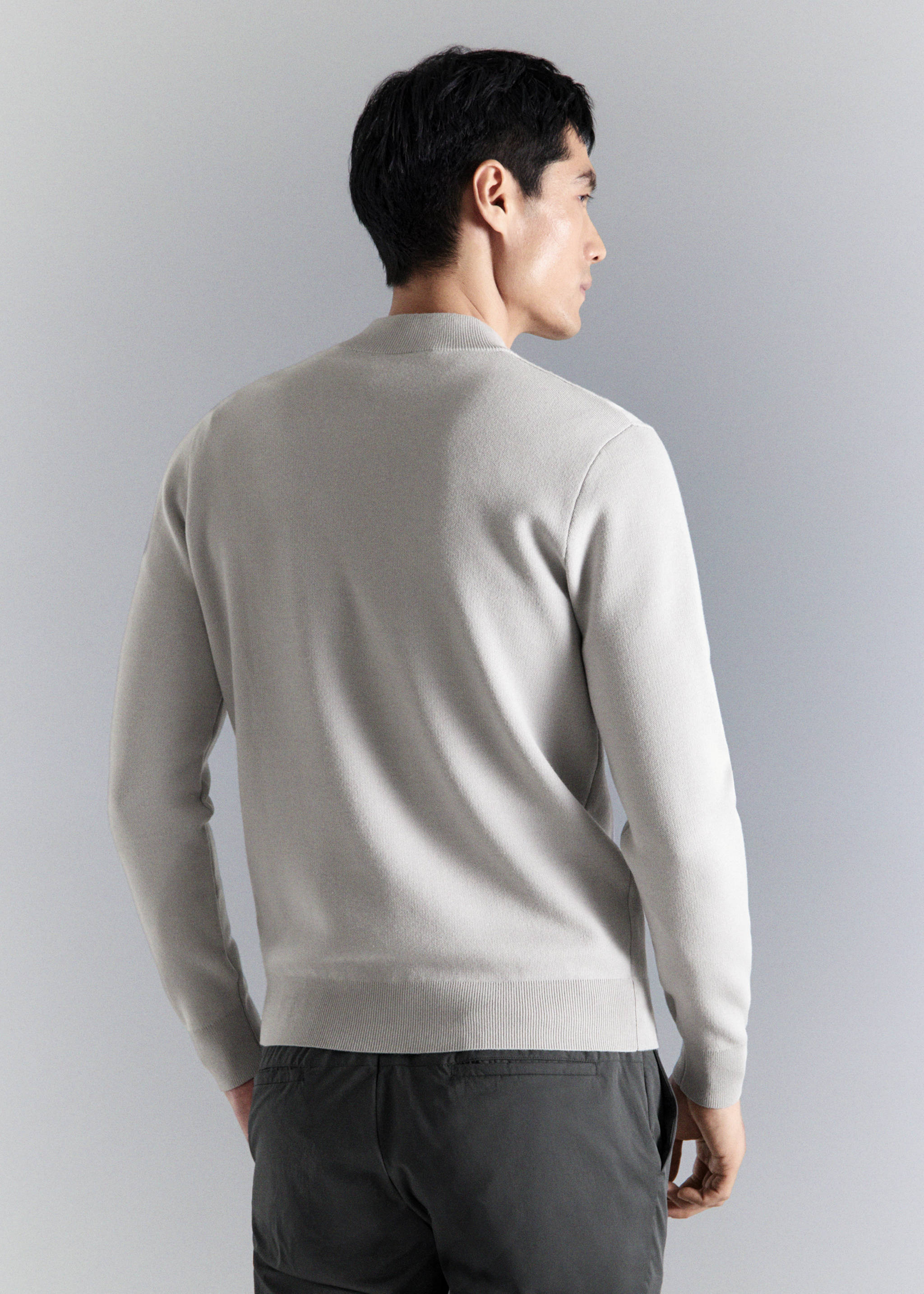 Jersey comfort stretch cremallera - Reverso del artículo