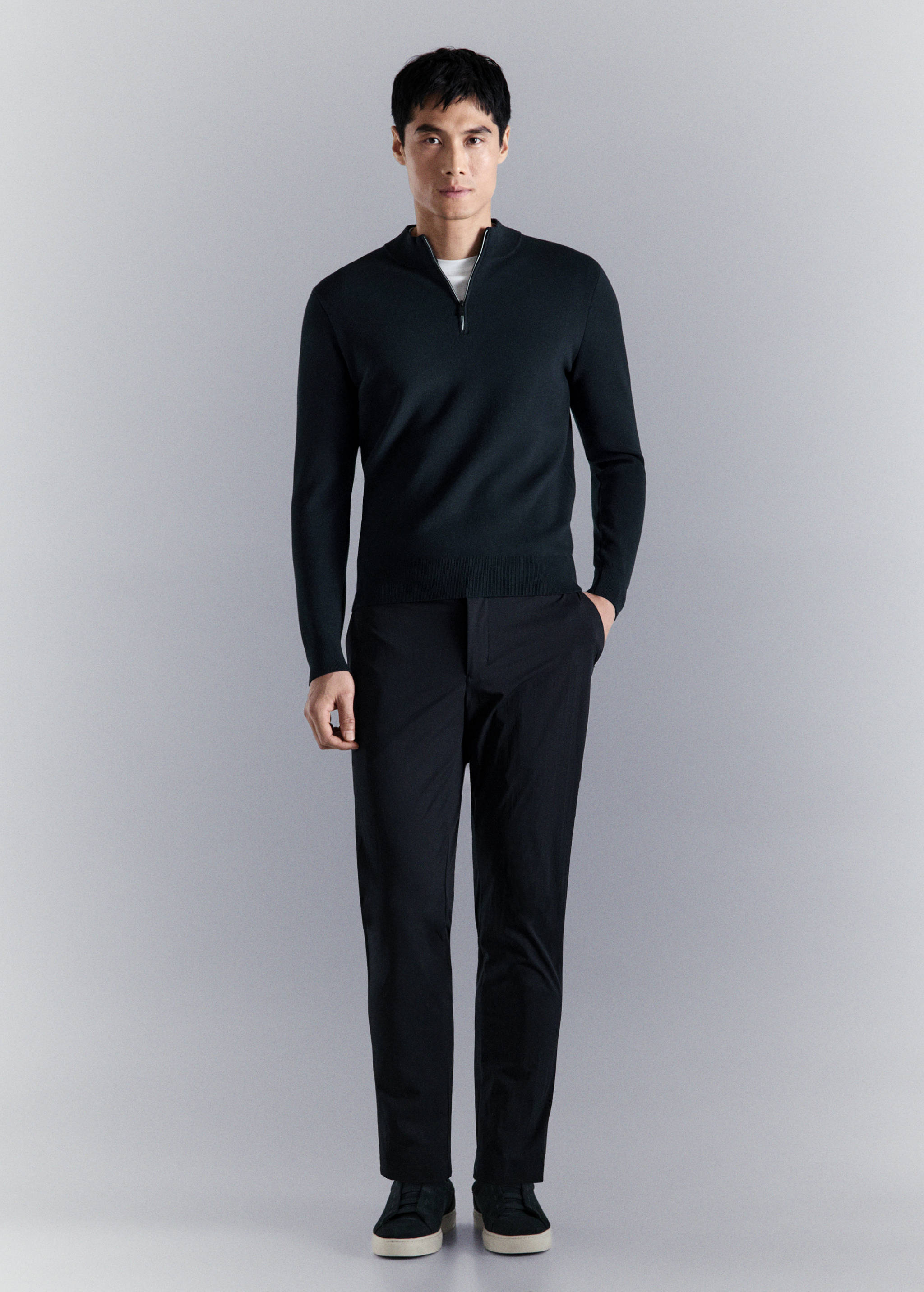 Jersey comfort stretch cremallera - Plano general