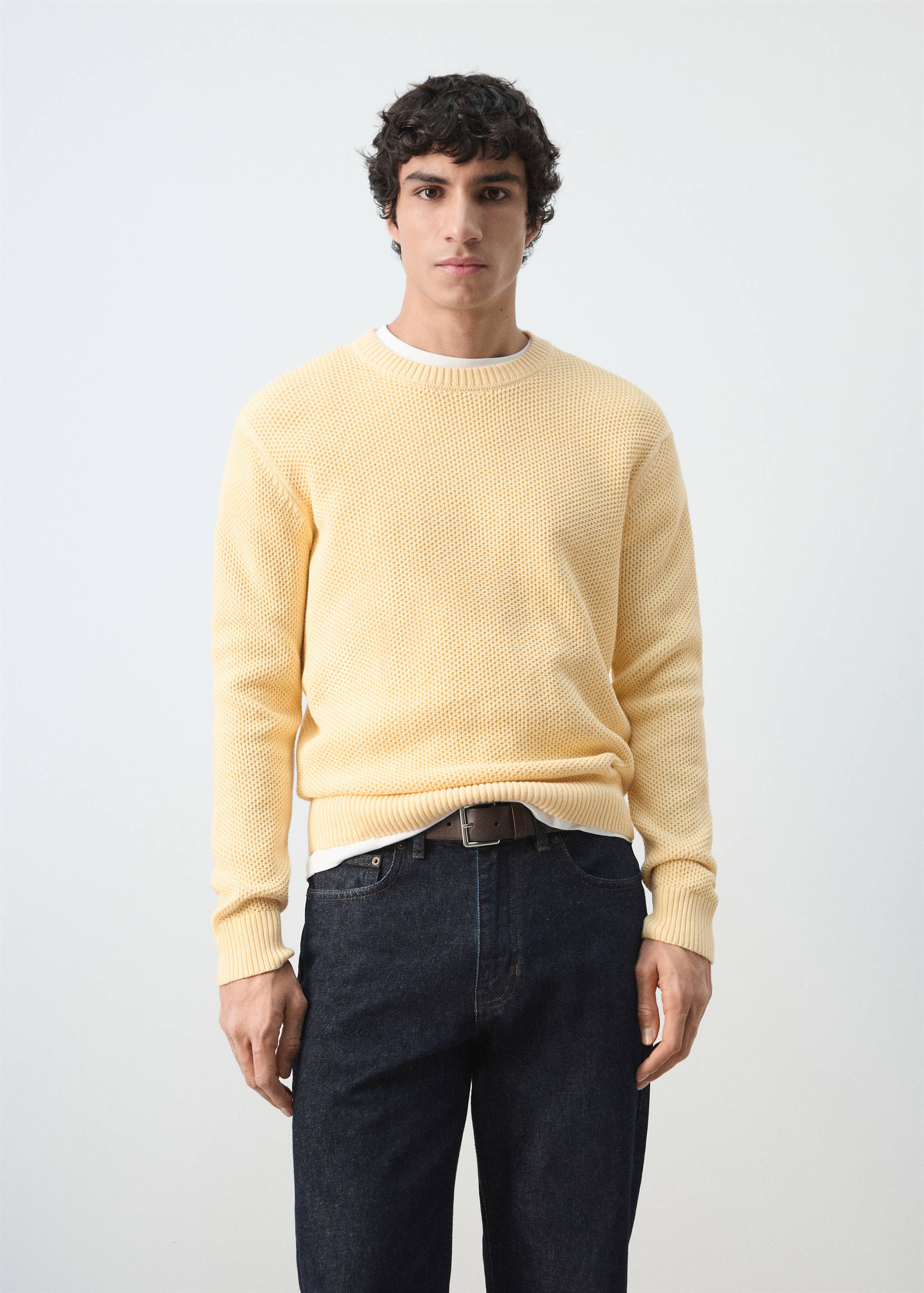 Jersey punto medio microestructura - Plano medio