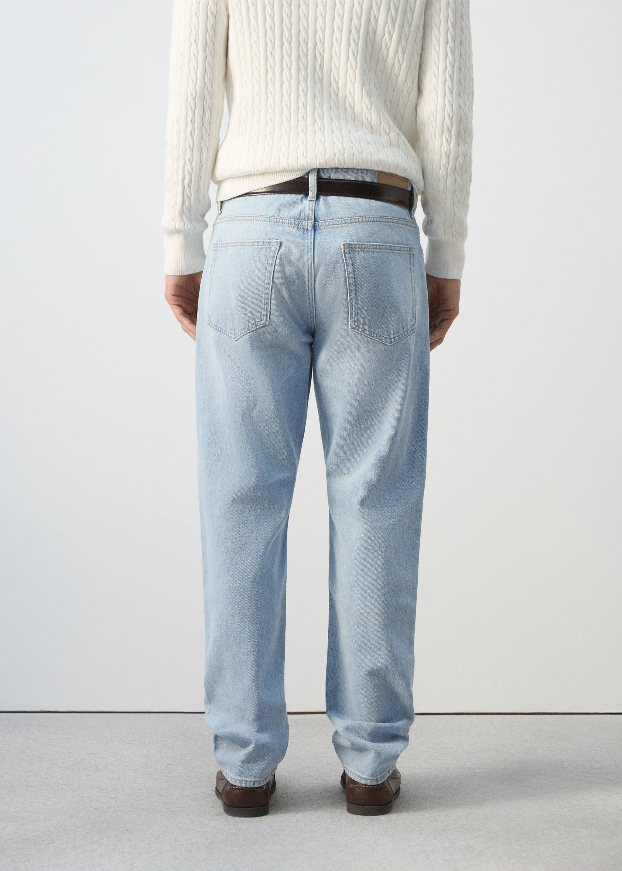 Bob regular-fit jeans - Reverse of the article, Bleach Blue. Ref: 27004432-00.