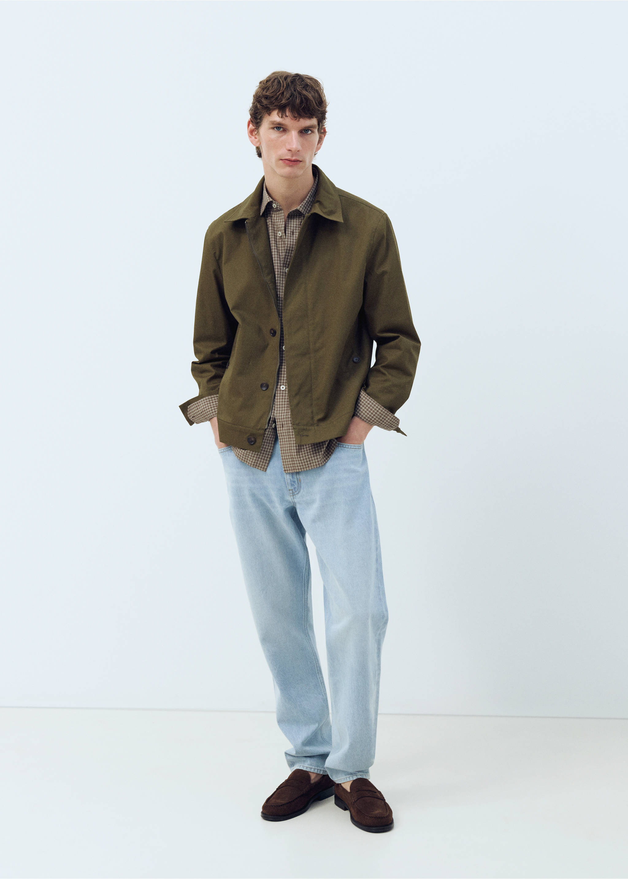 Jean Bob regular-fit - Détail de l'article 5, Bleu délavé. Ref: 27004432-00.