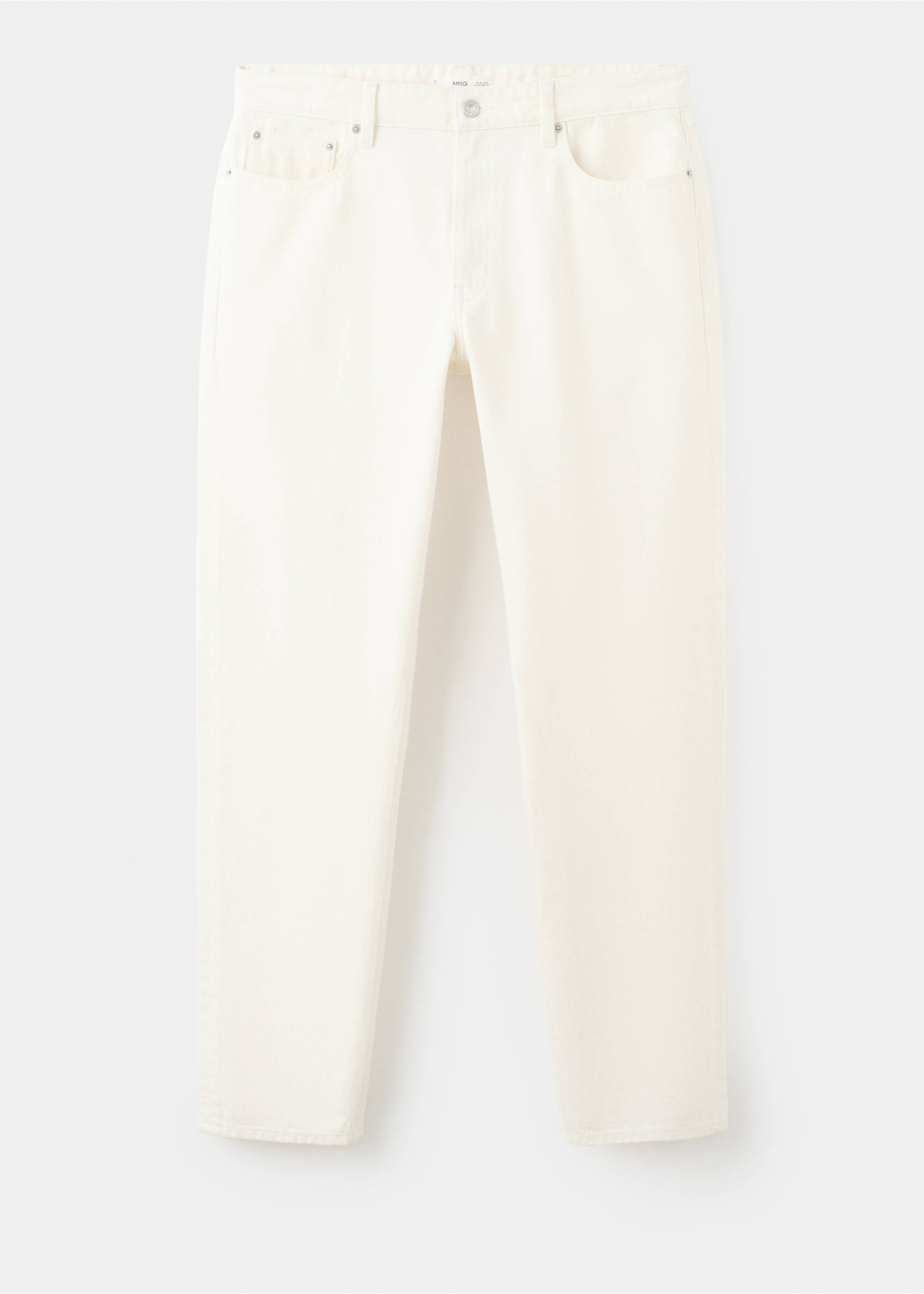 Jeans Bob regular fit - Artículo sin modelo, Blanco roto. Ref: 27004433-00.