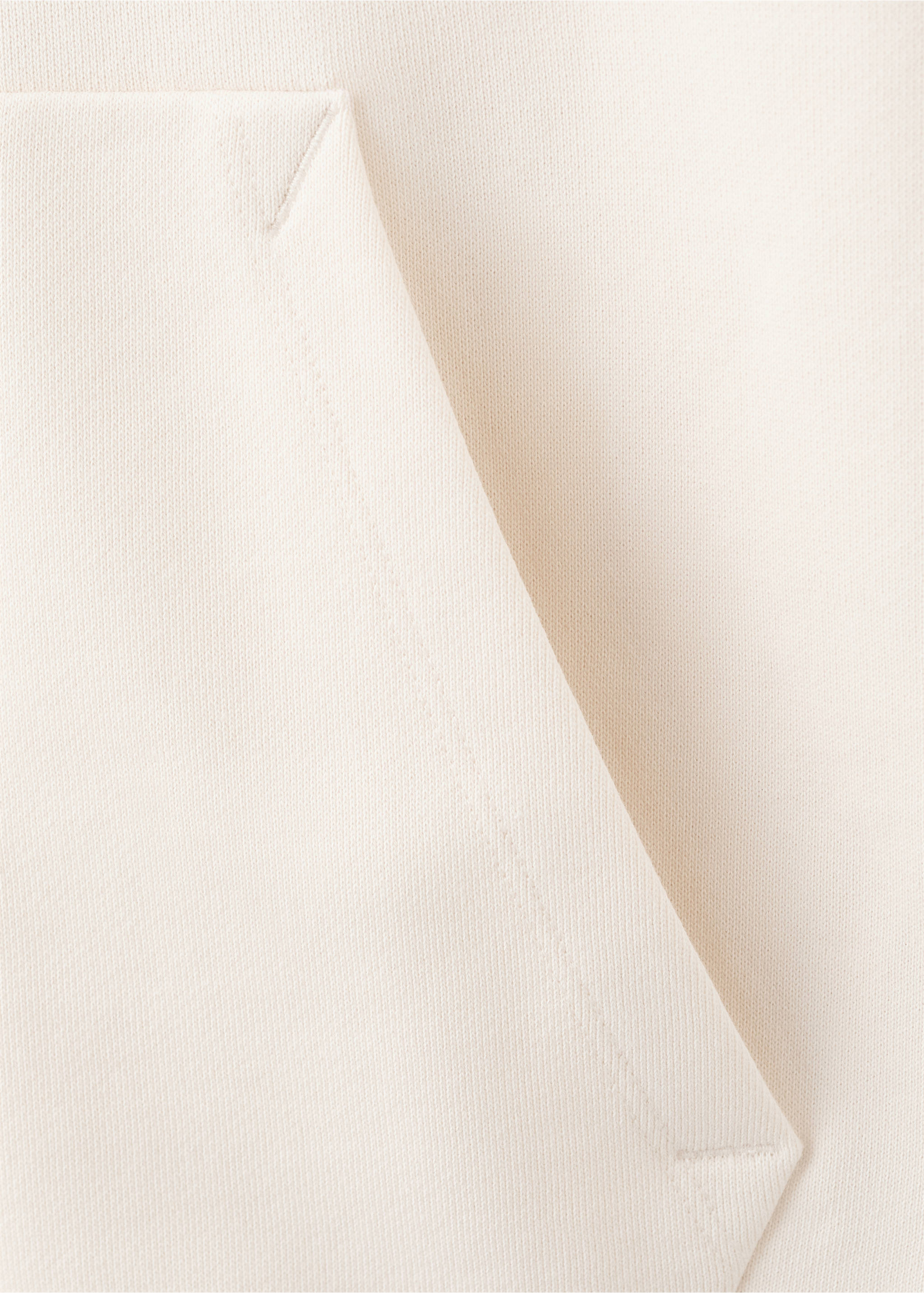 Sudadera capucha 100% algodón ligero - Detalle del artículo 0, Crudo. Ref: 27004434-00.