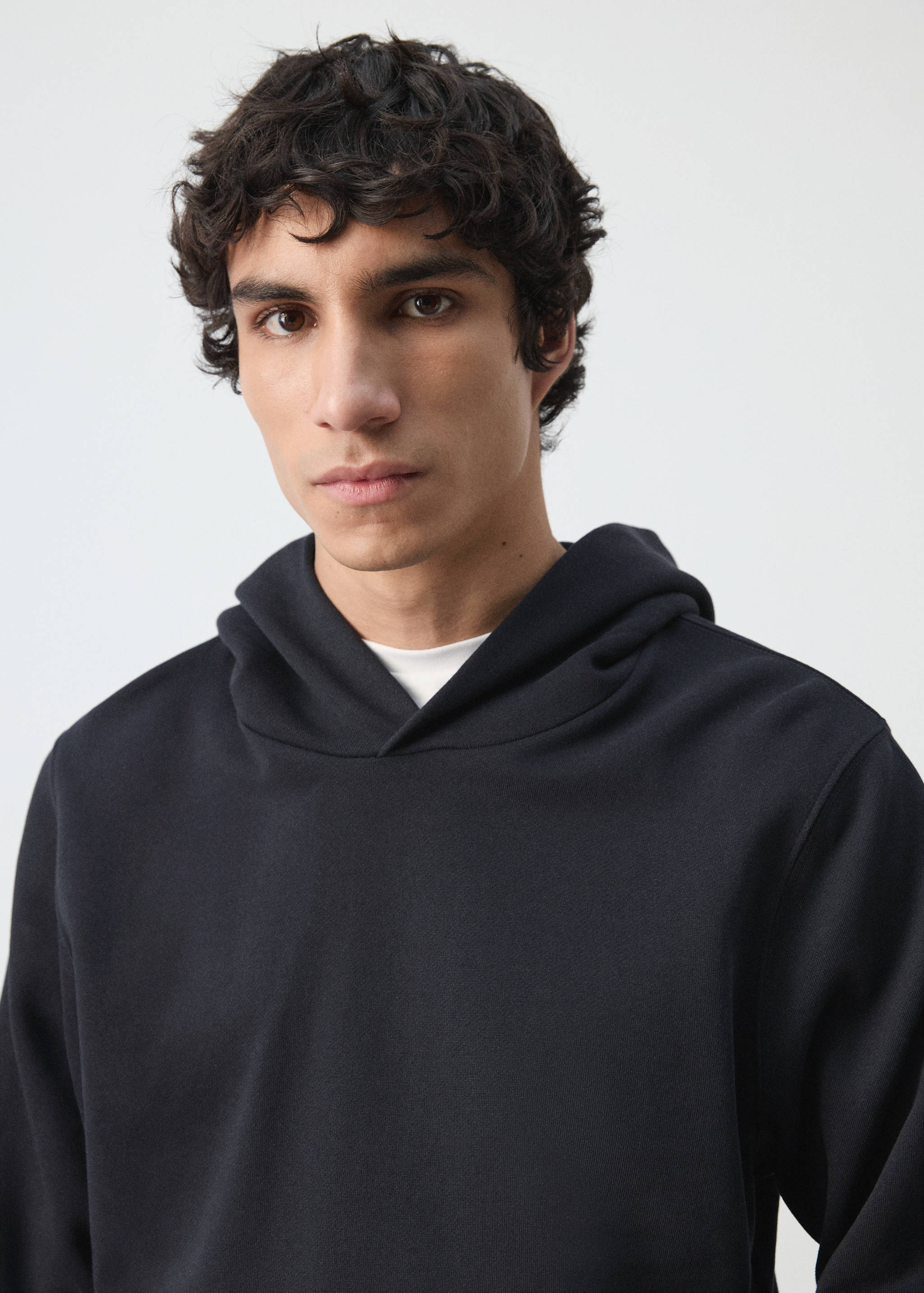 Sudadera capucha 100% algodón ligero - Detalle del artículo 1