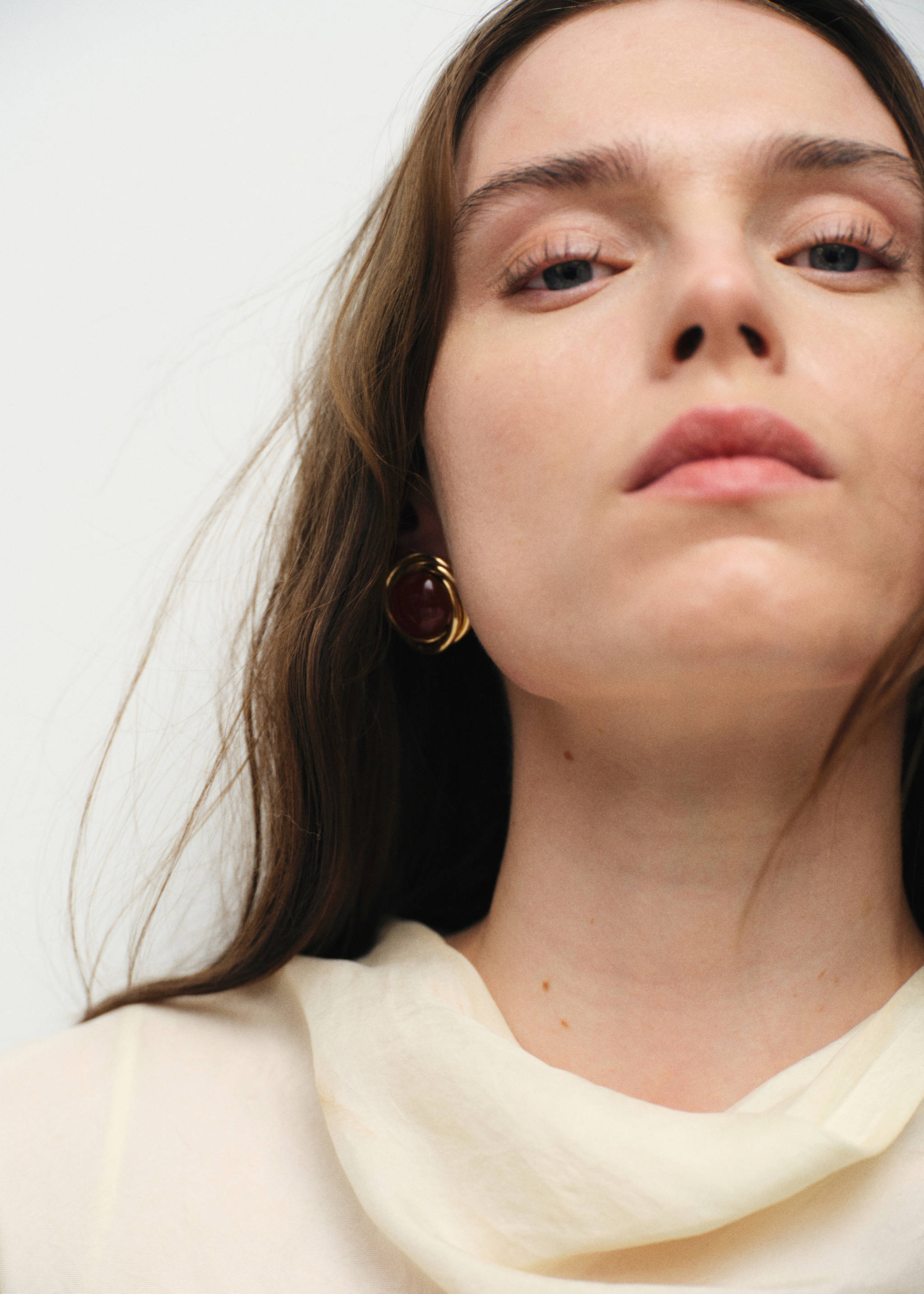 Runde Ohrringe aus Kunstharz - Allgemeine Ansicht