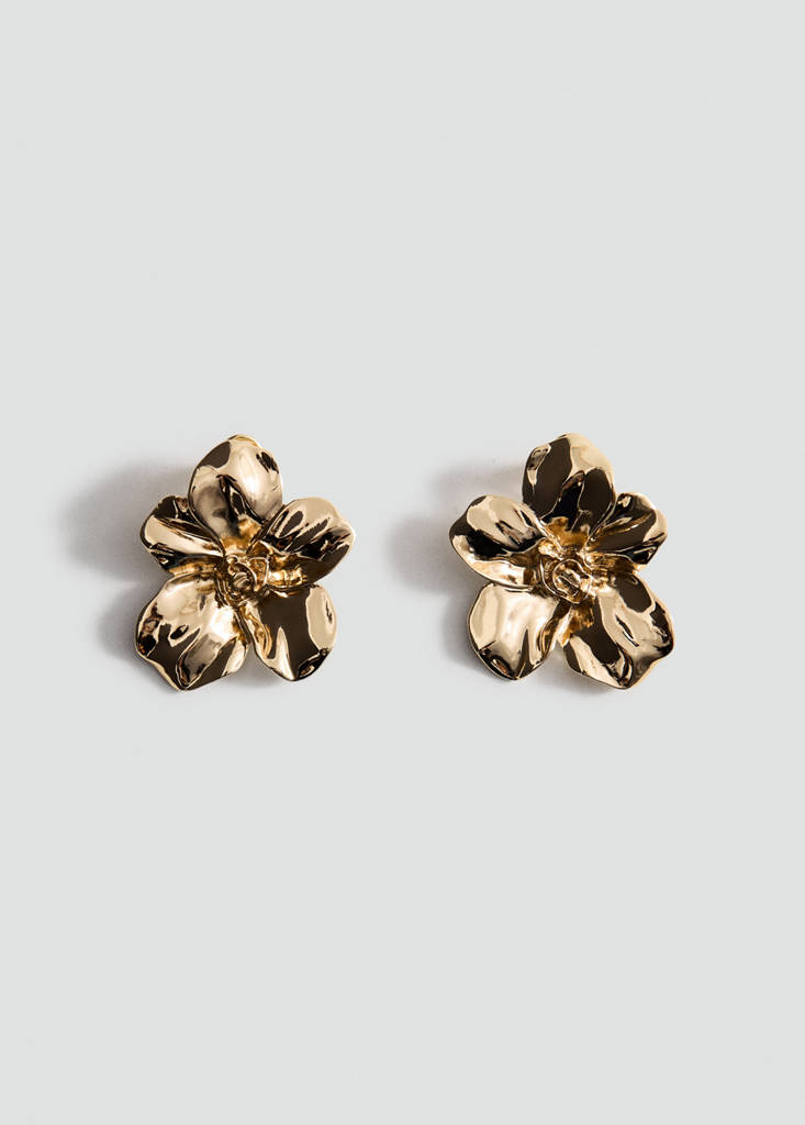Pendientes diseño flor