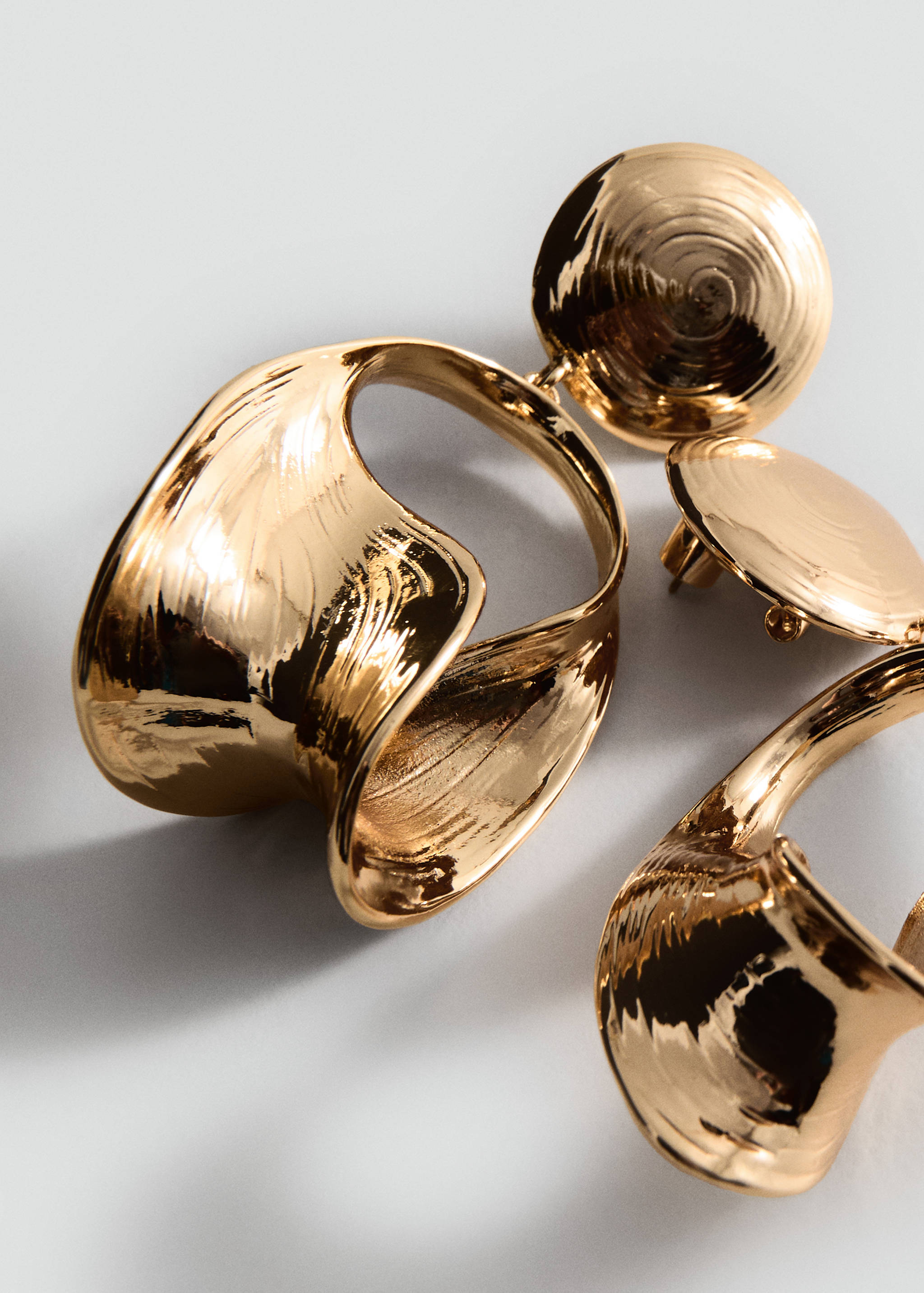 Mixed pendant earrings - Medium plane