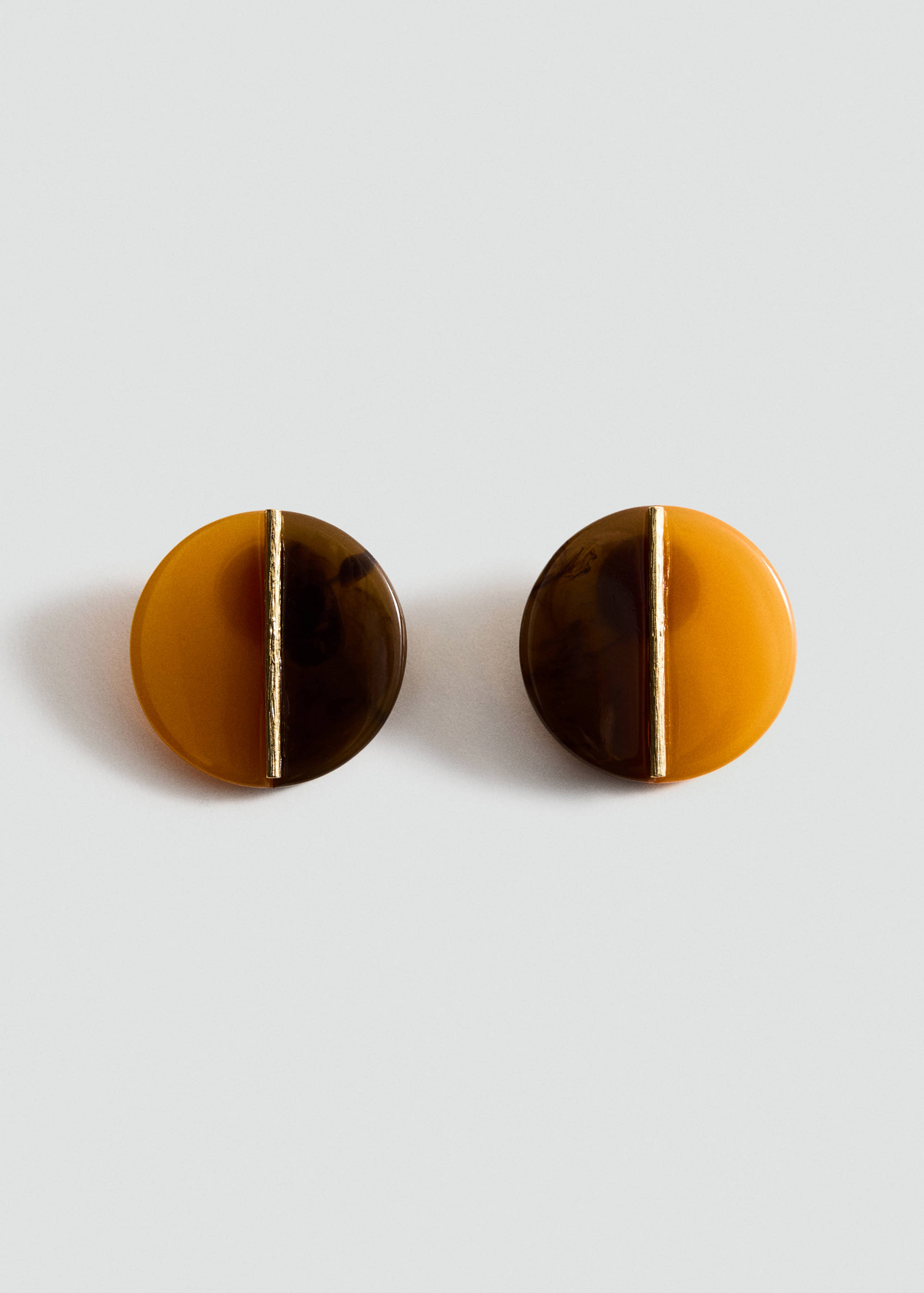 Pendientes resina redondos - Artículo sin modelo