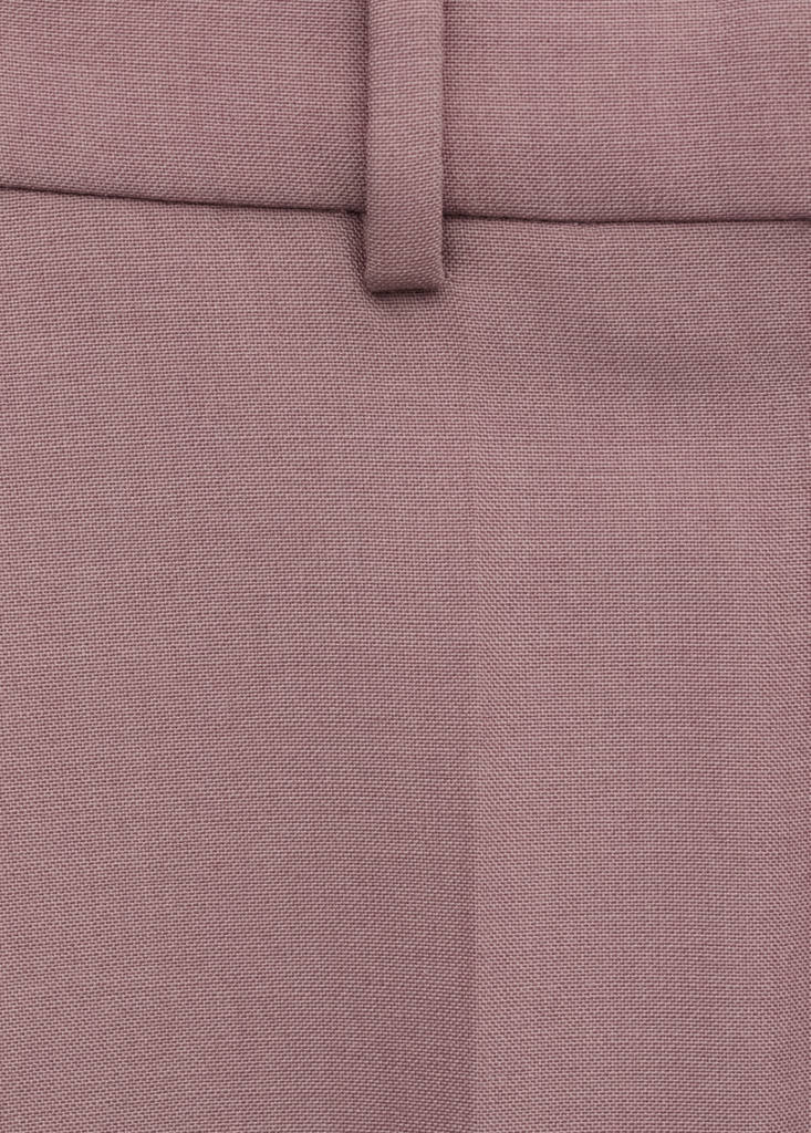 Flared wool suit trousers — Pink