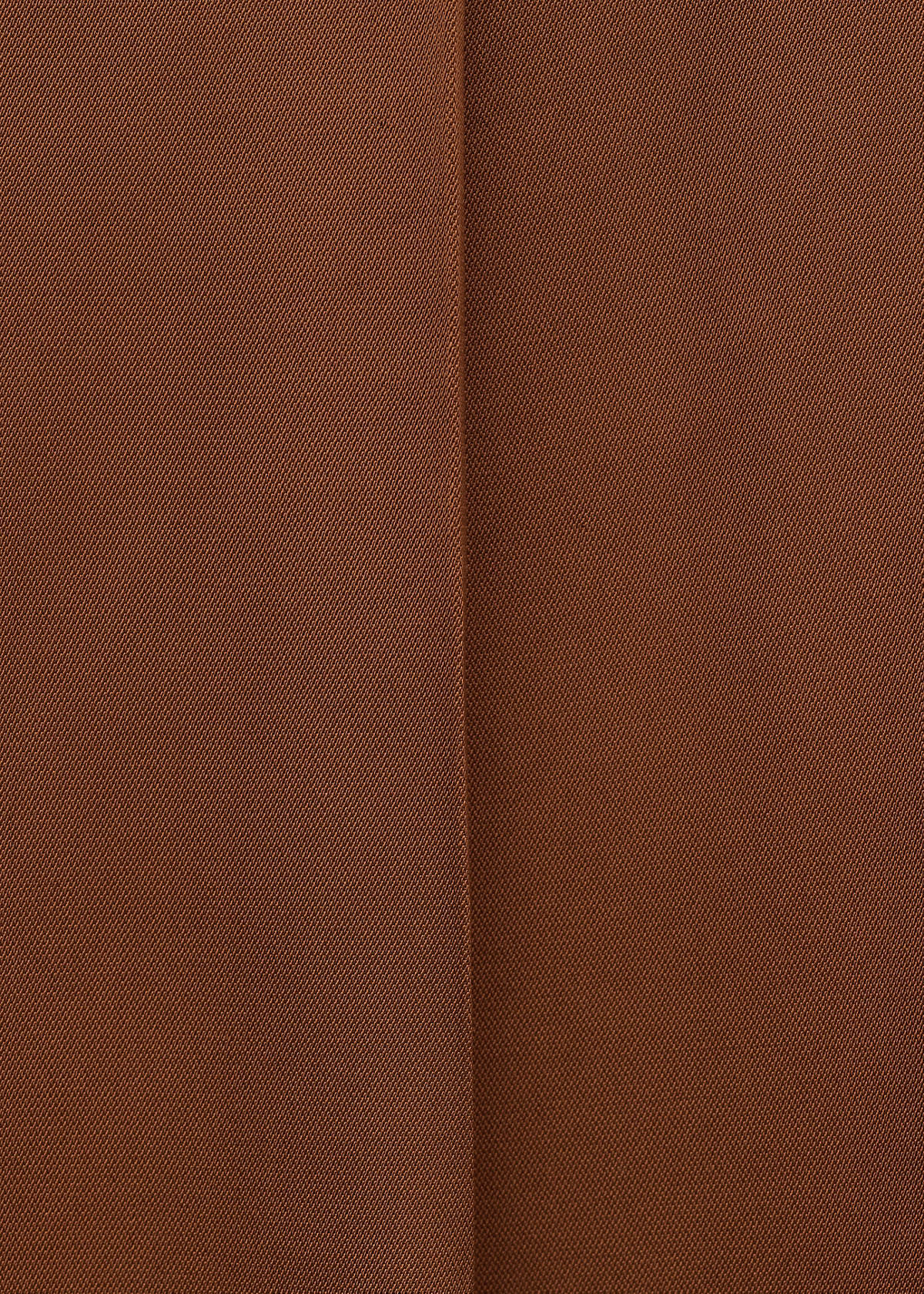 Straight low-rise suit trousers — Cognac